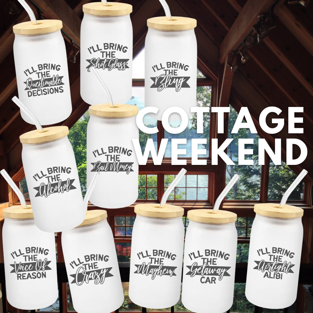 Frosted Glass Tumblers