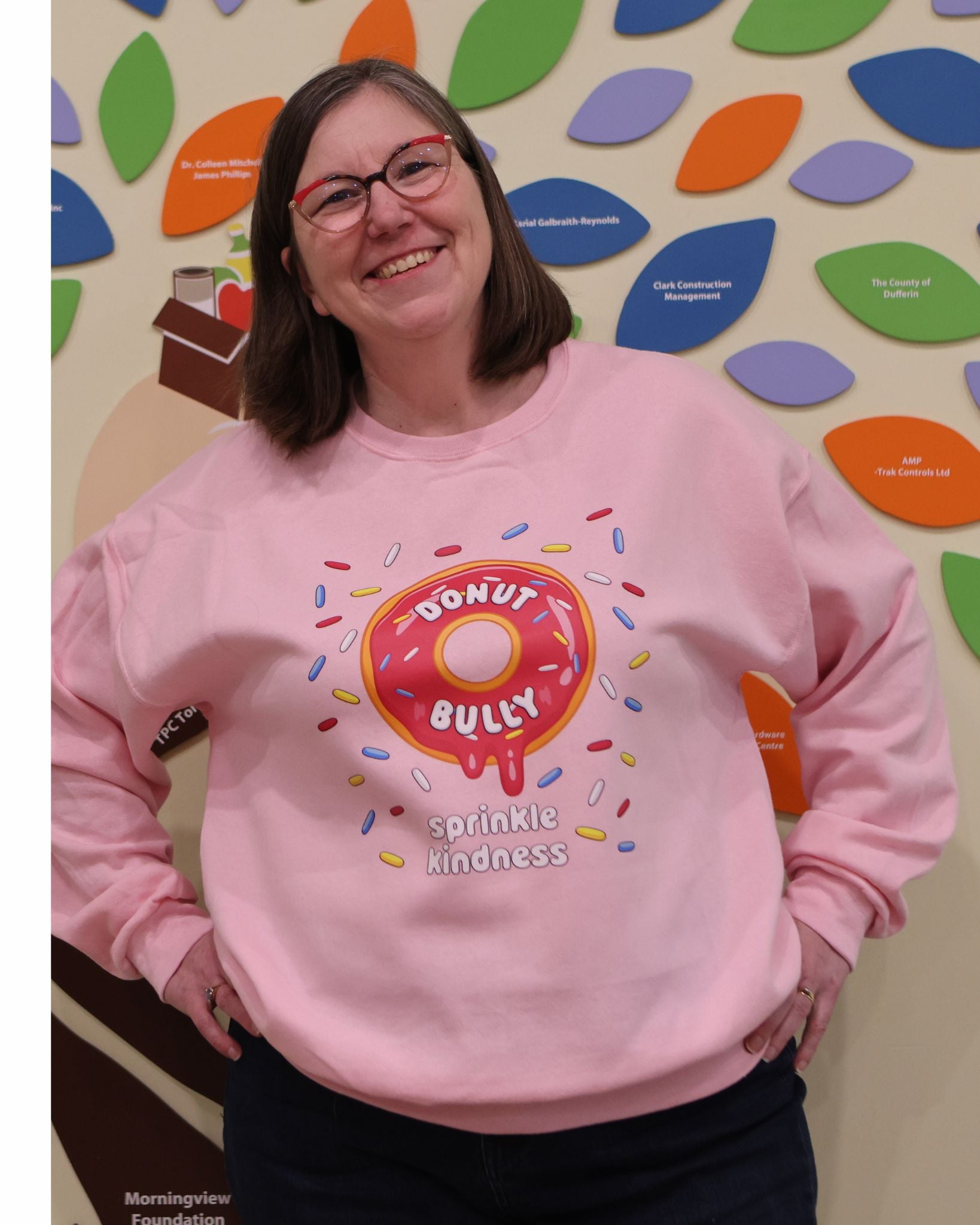 DONUT Bully - Pink Shirt Day - Crewneck or Hoodie