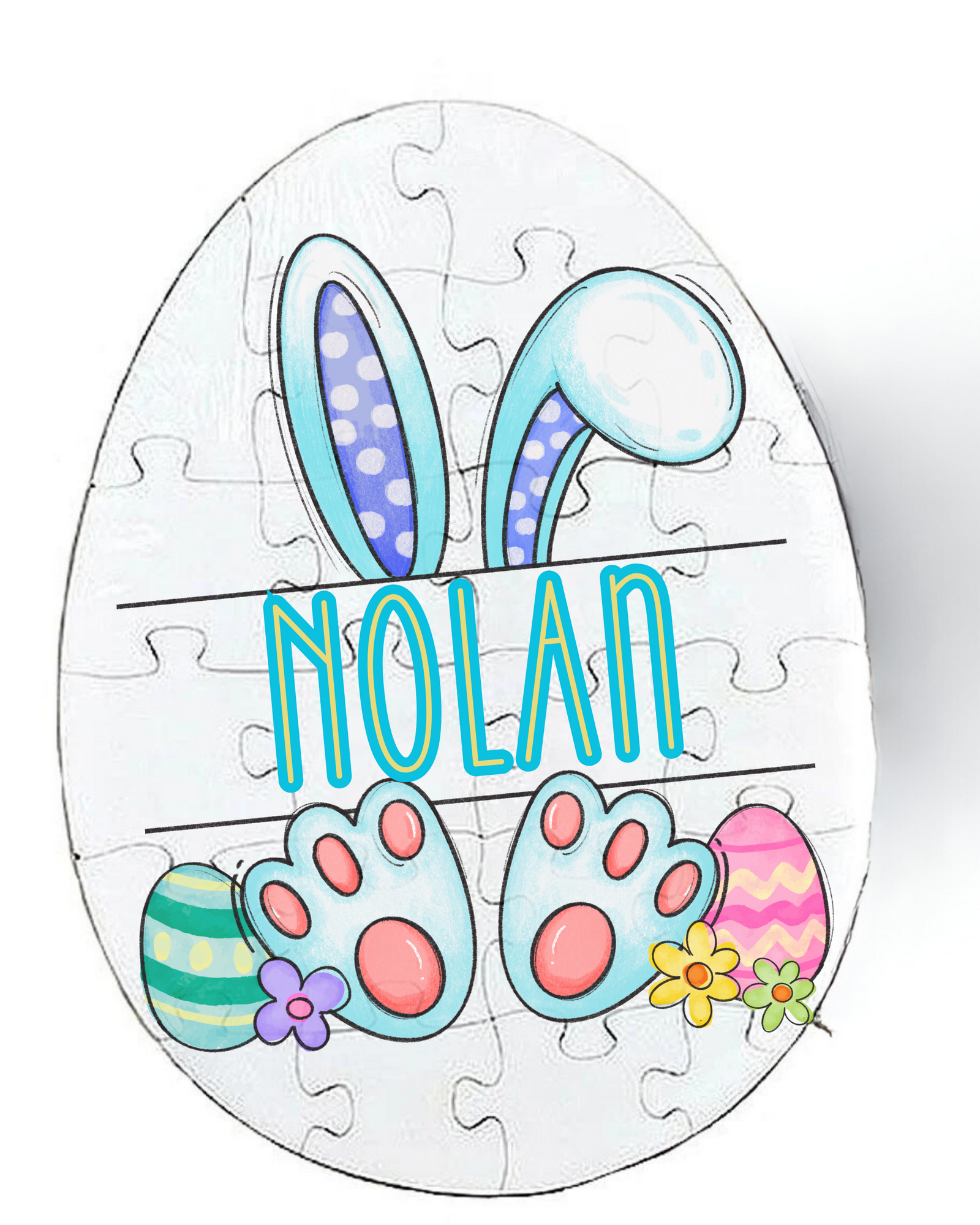 Personalized Easter Egg Puzzle