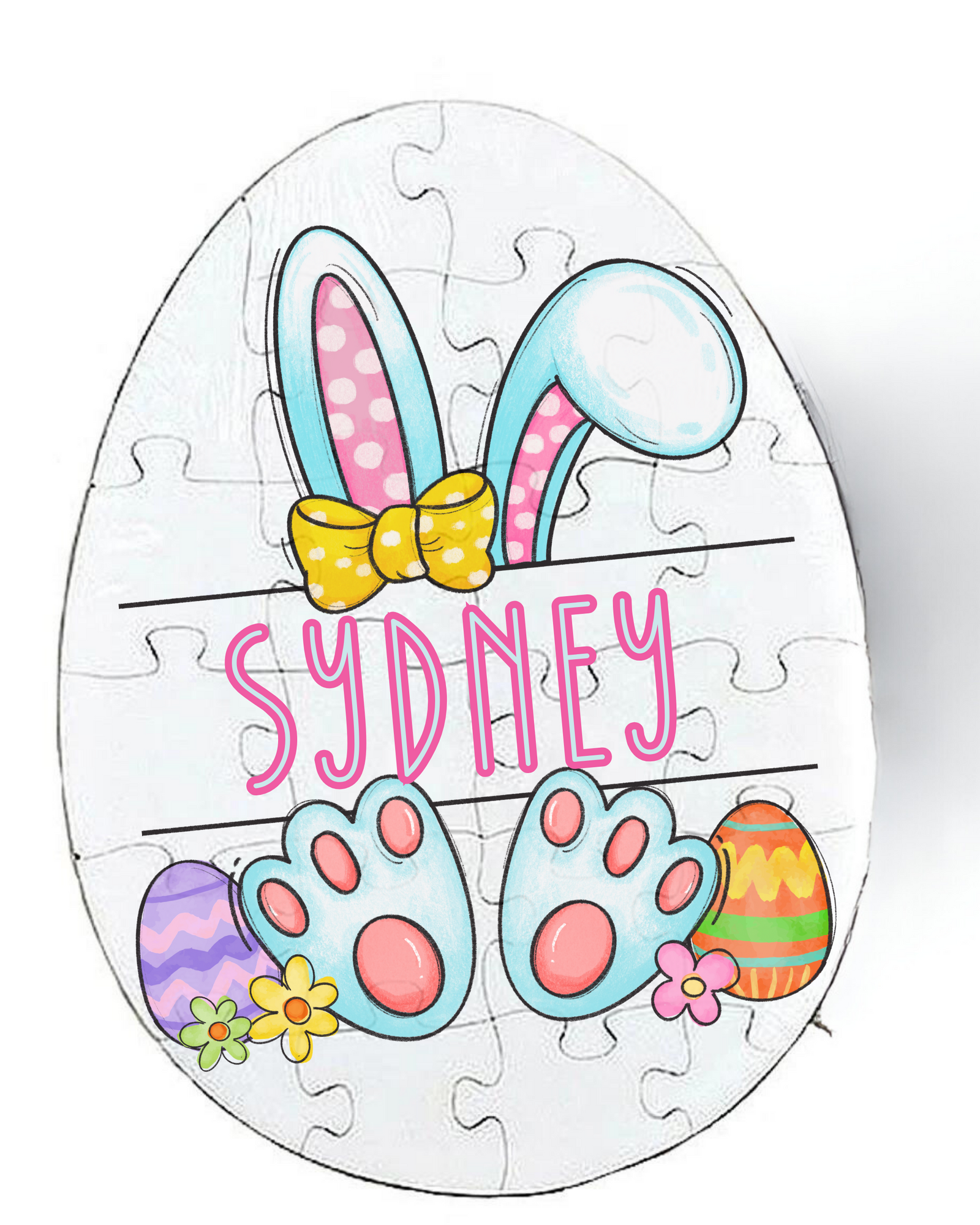 Personalized Easter Egg Puzzle