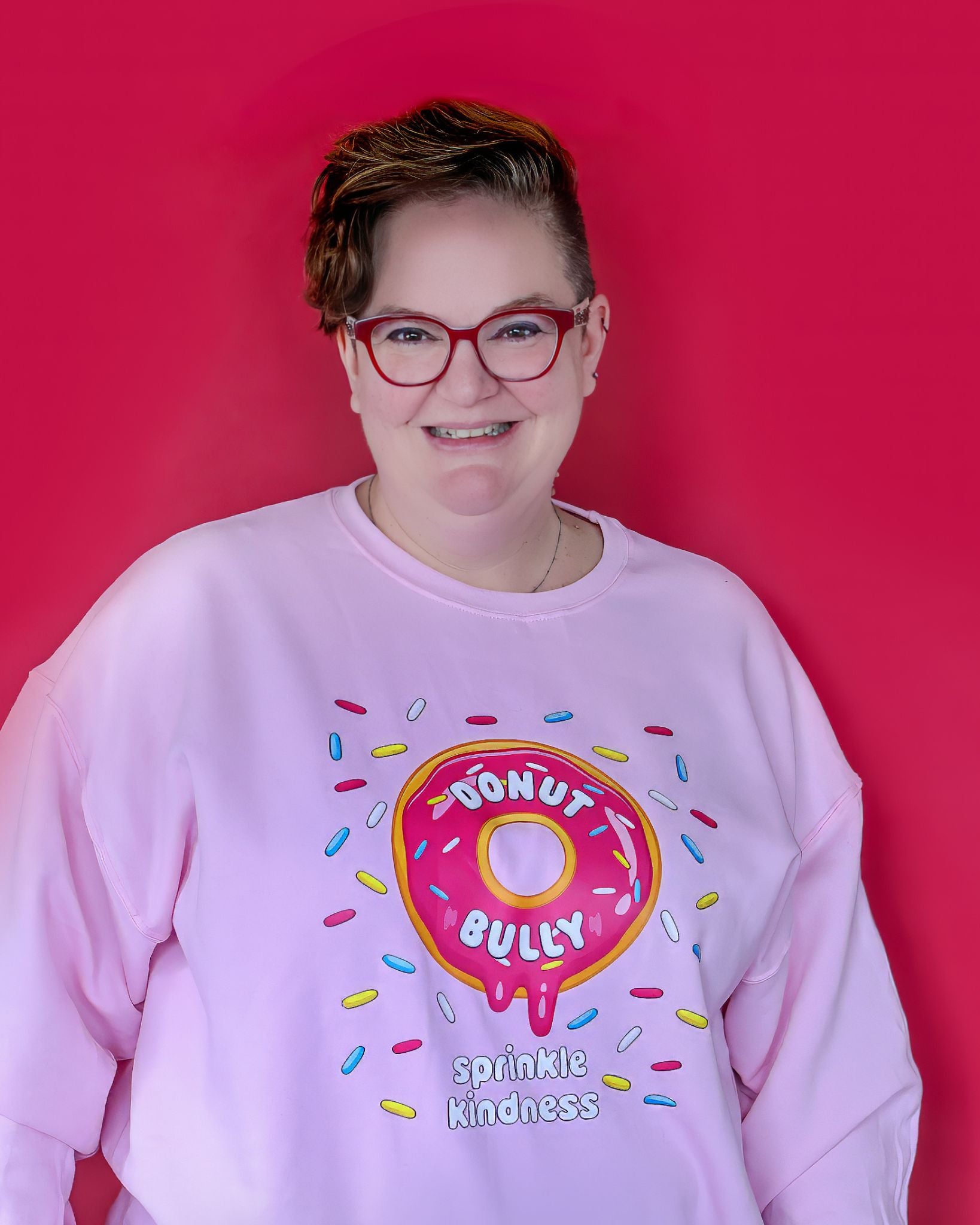 DONUT Bully - Pink Shirt Day - Crewneck or Hoodie