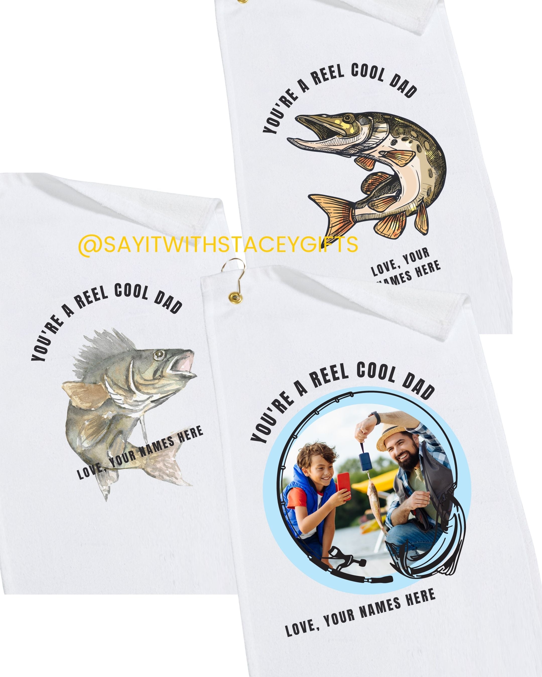 Fishing Towel - Say it with Stacey