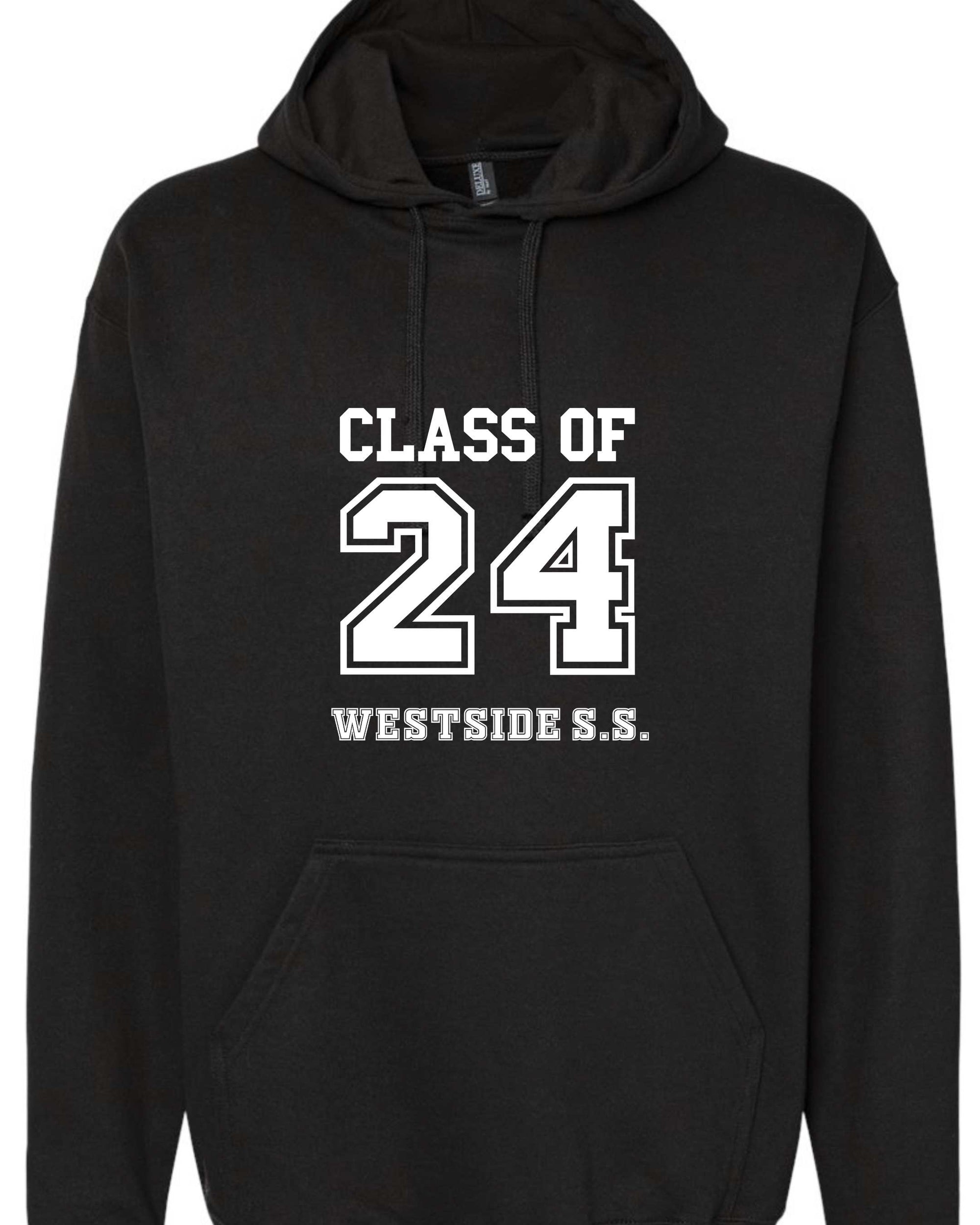 Graduate Class of 2024 Hoodie Personalized with your School Name
