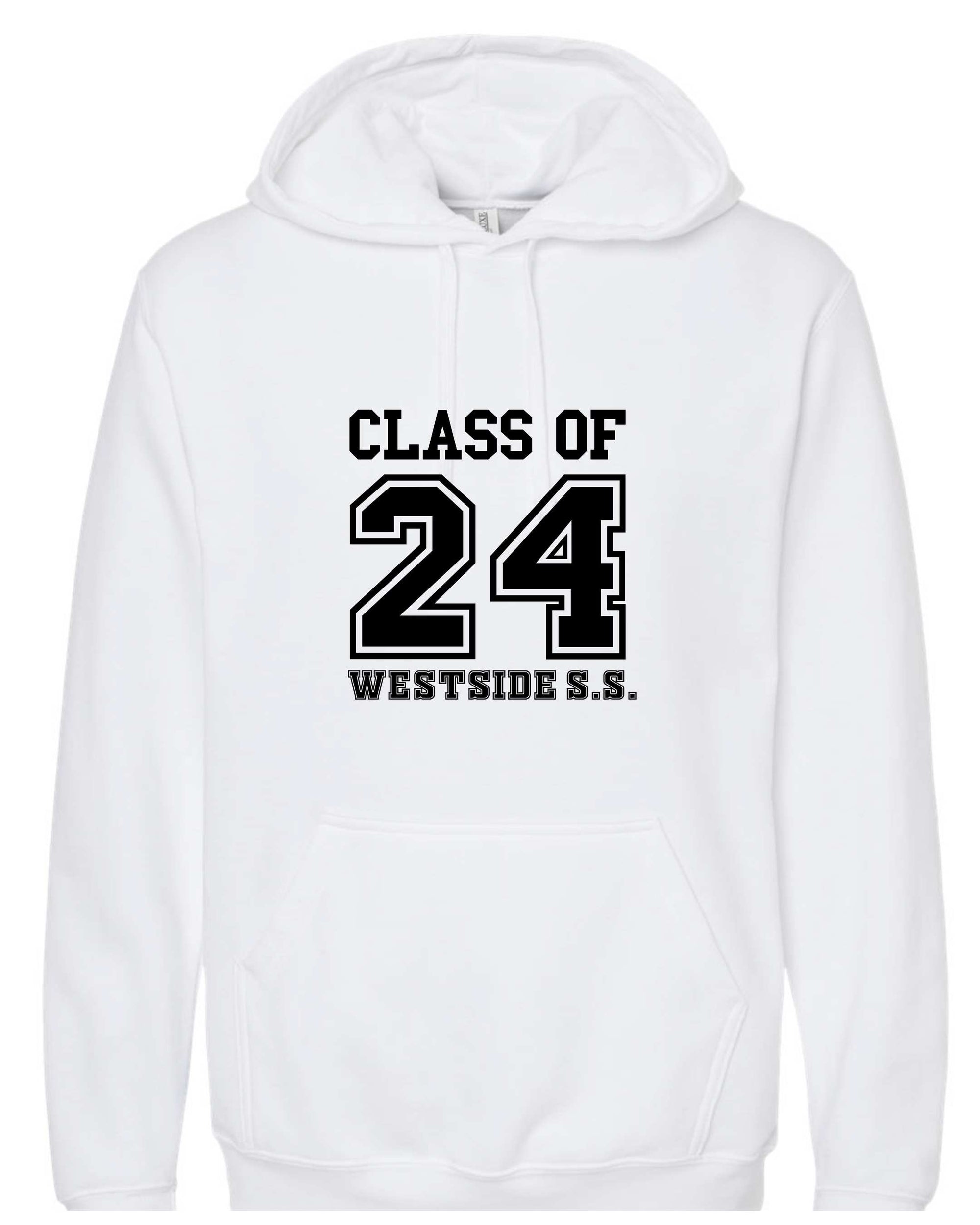Graduate Class of 2024 Hoodie Personalized with your School Name
