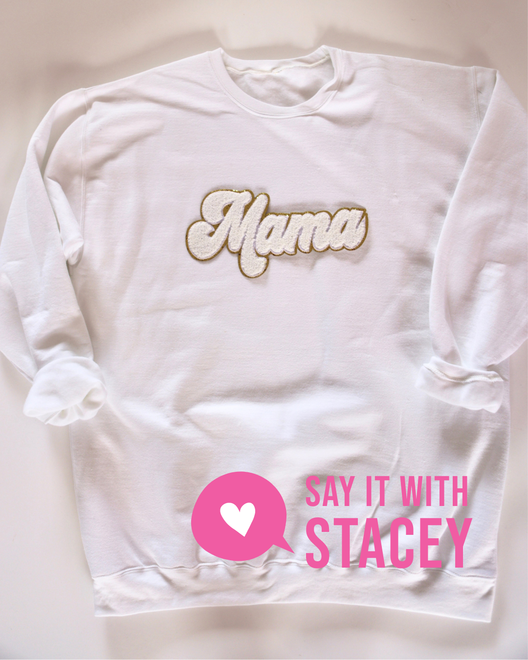 Chenille MAMA Crewneck