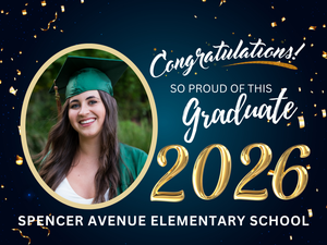 🎓 Class of 2026 Graduation Lawn Sign – Personalized | Double-Sided | 18x24 with Stand