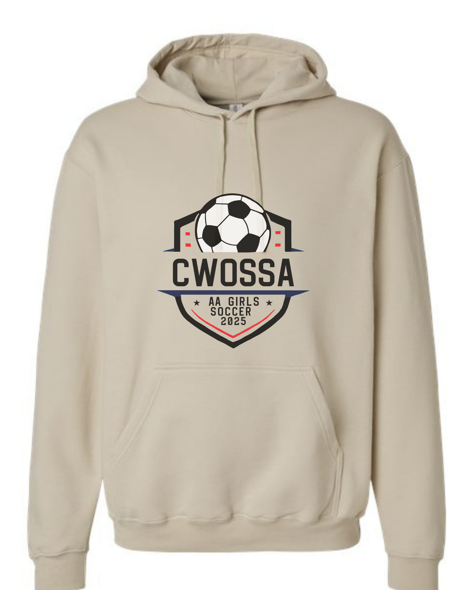 CWOSSA AA Girls Soccer 2025 Hoodie – Limited Edition
