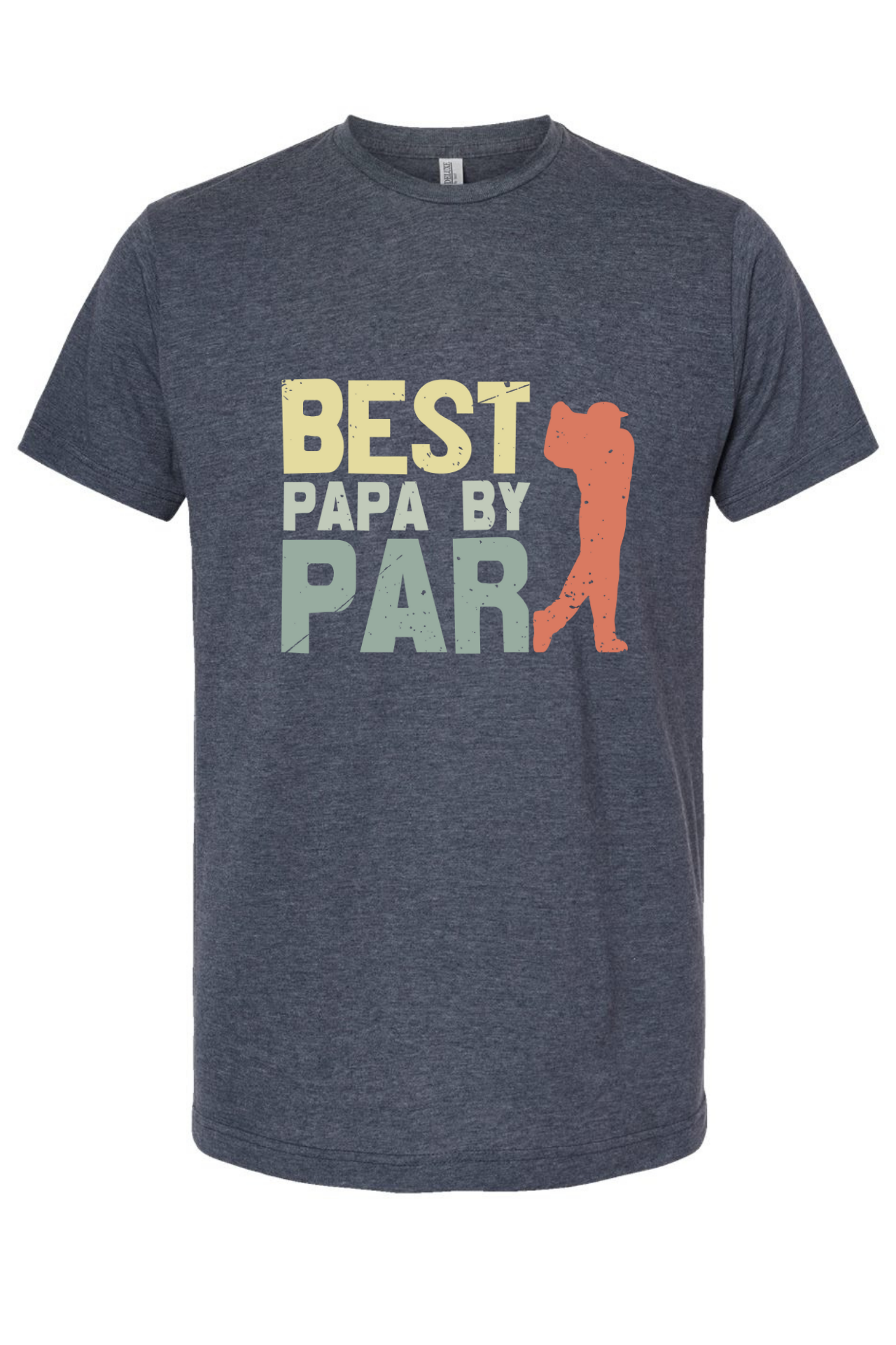 Best Papa by Par - deluxe cotton blend tee
