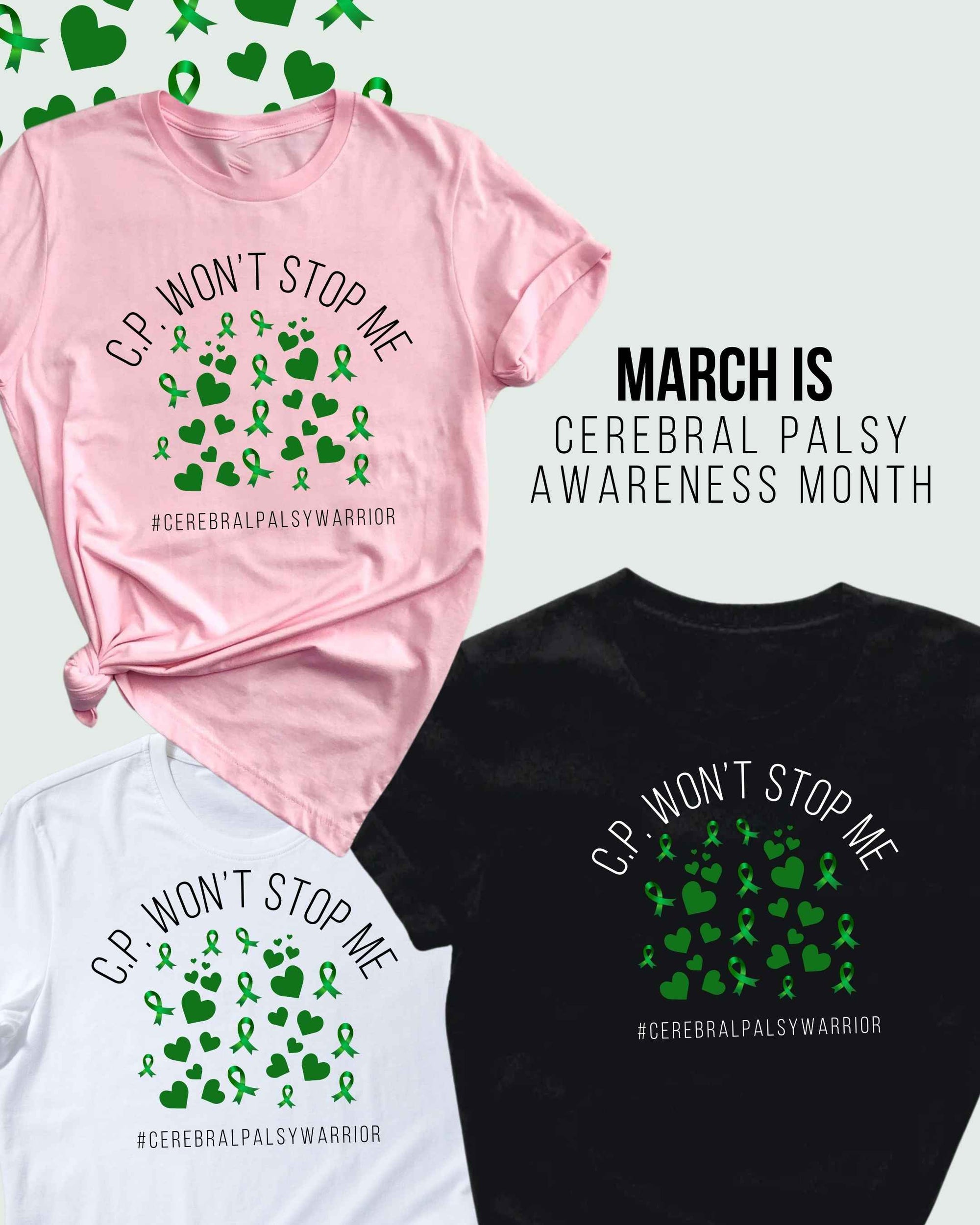 Cerebral Palsy Awareness Day Shirt YOUTH AND ADULT
