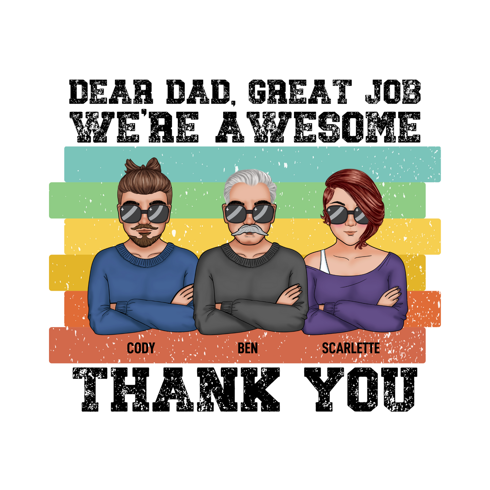 We're Awesome Father's Day T-Shirt