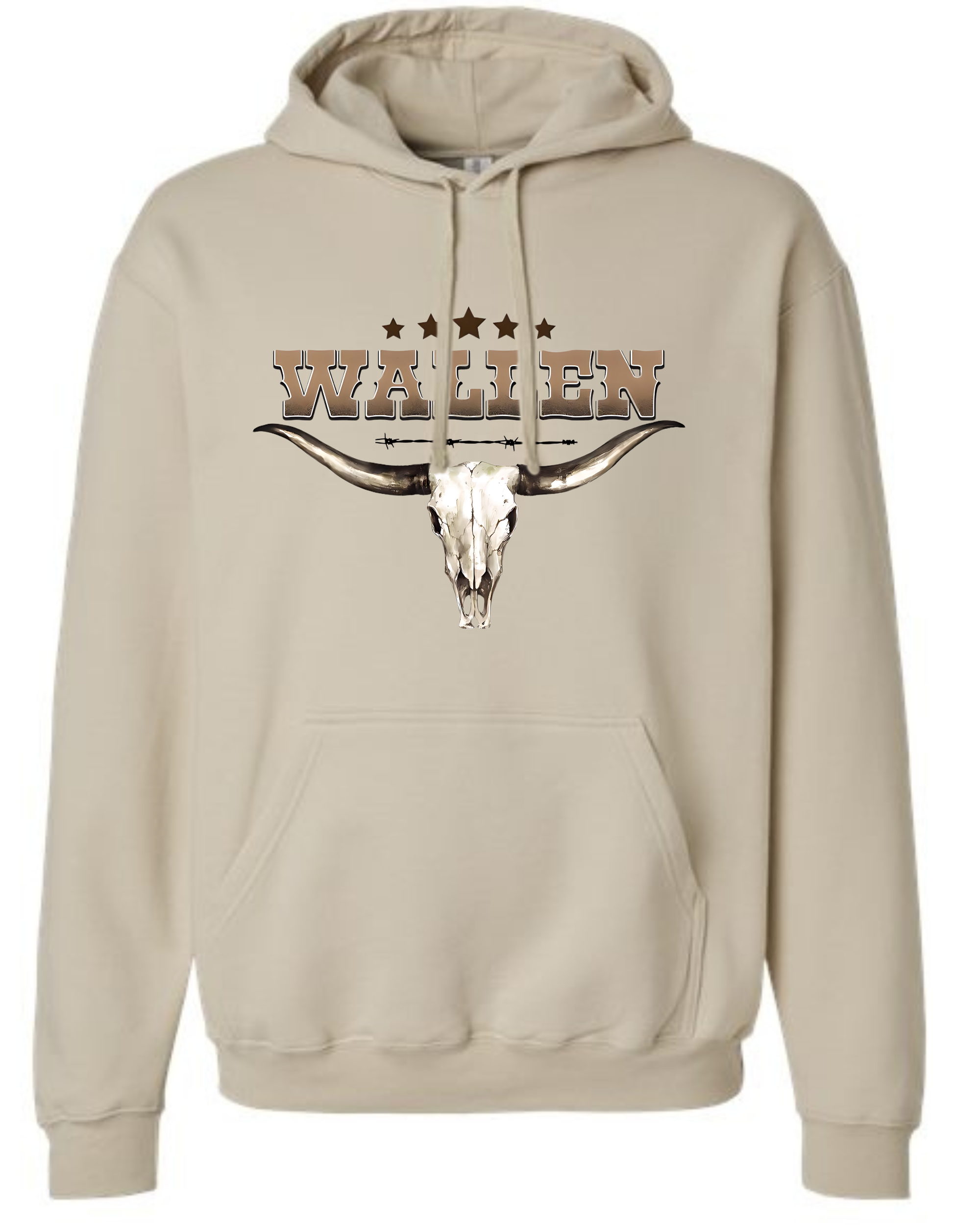 Morgan Wallen Hoodie - Adult Fit, Sand Colour