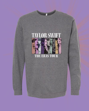 Taylor Swift Eras Crewneck | Adult and Youth