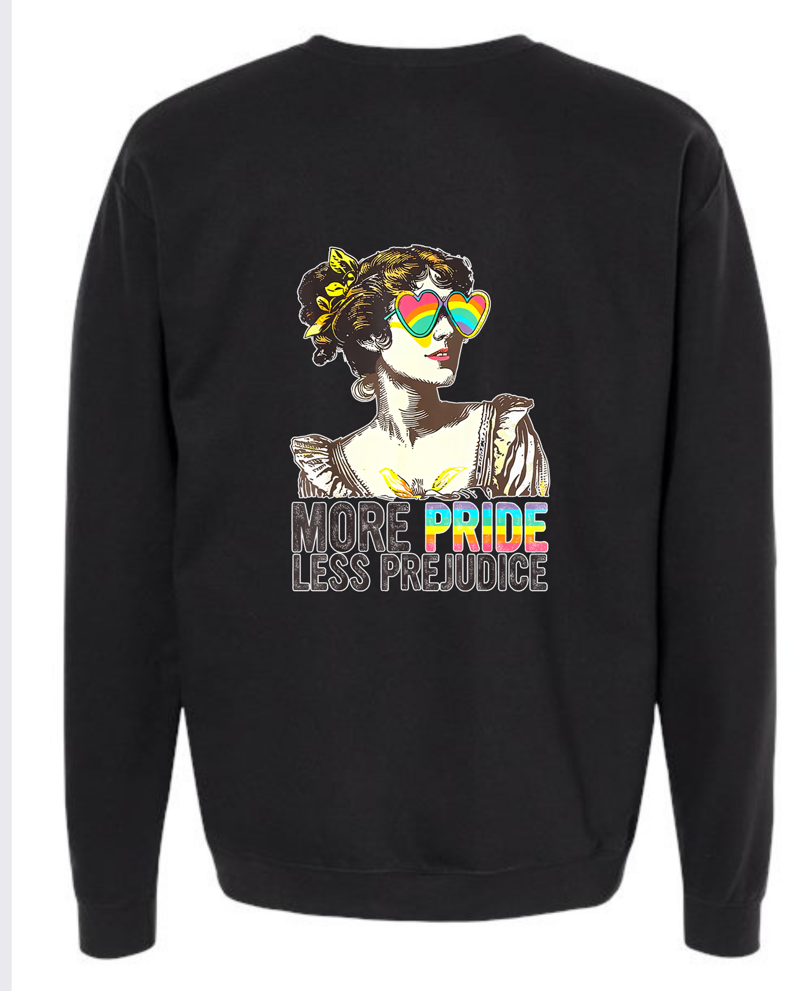 More Pride, Less Prejudice – Unisex Crewneck Sweatshirt
