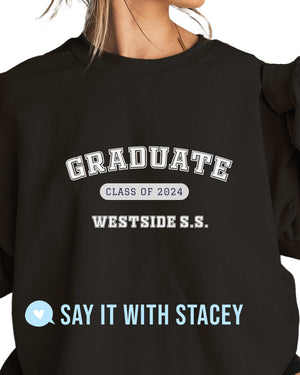 Graduate Class of 2024 Crewneck Sweater  | Adult