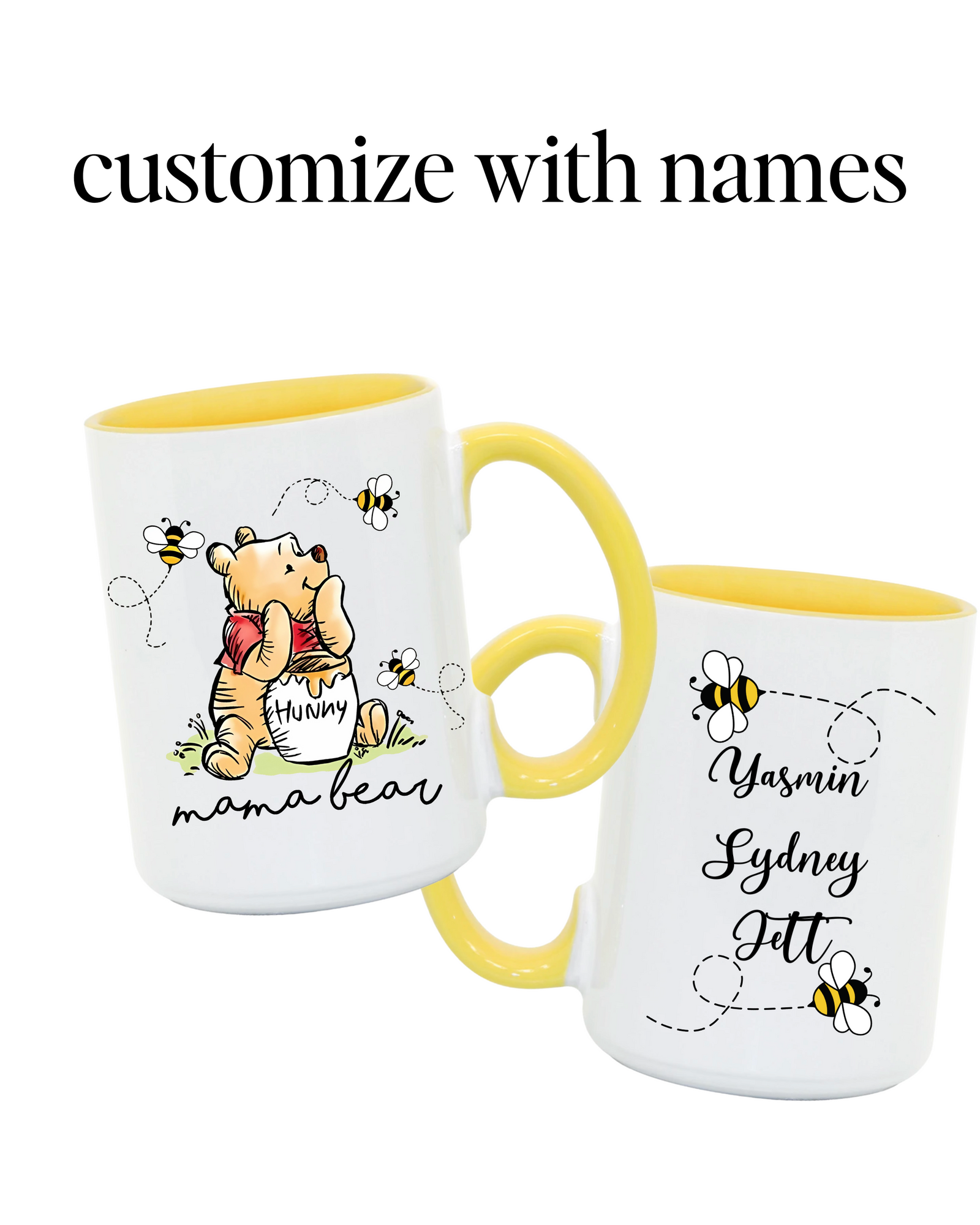 Mama Bear Winnie the Pooh Custom 15oz Mug