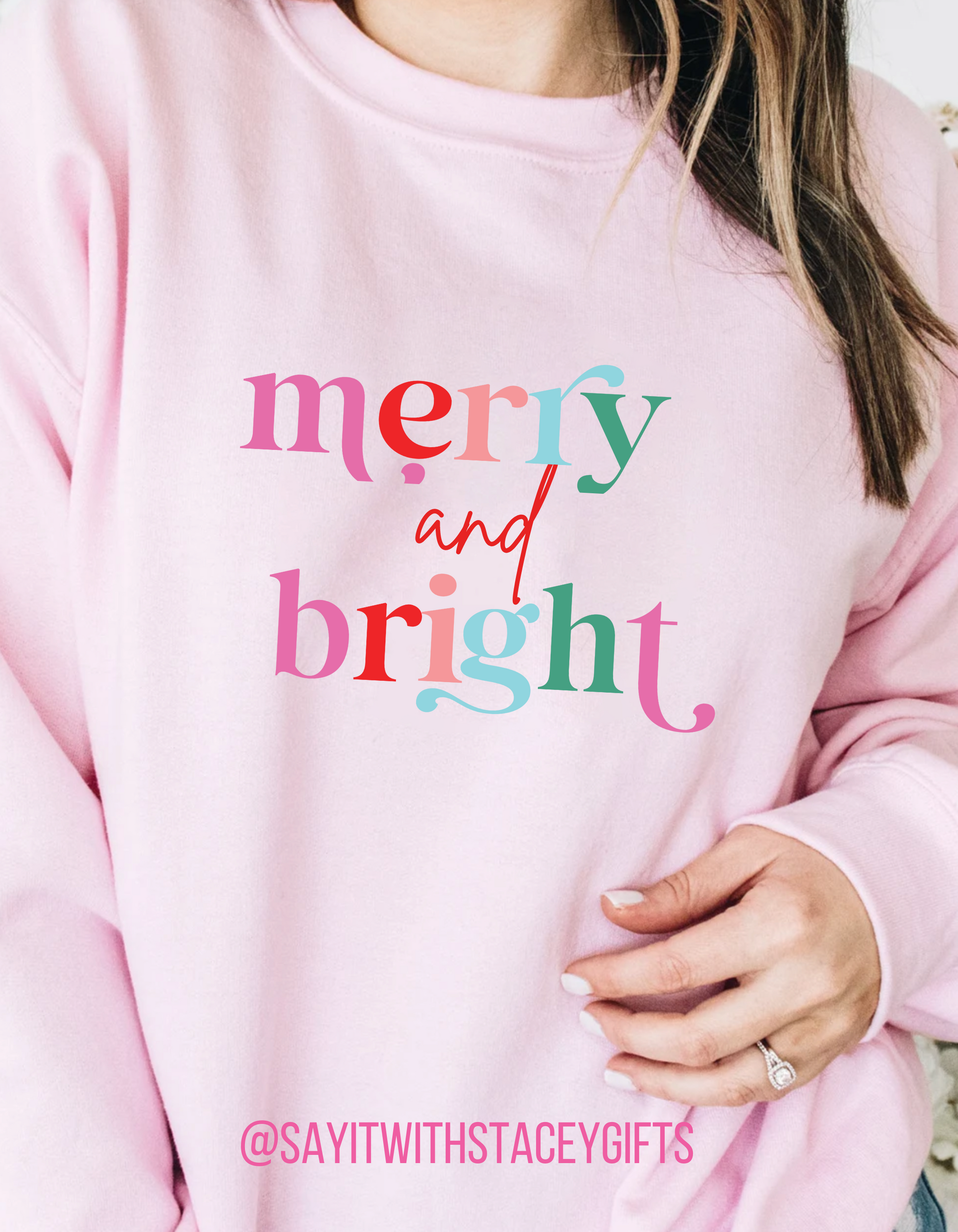 Merry & Bright Crewneck Sweaters