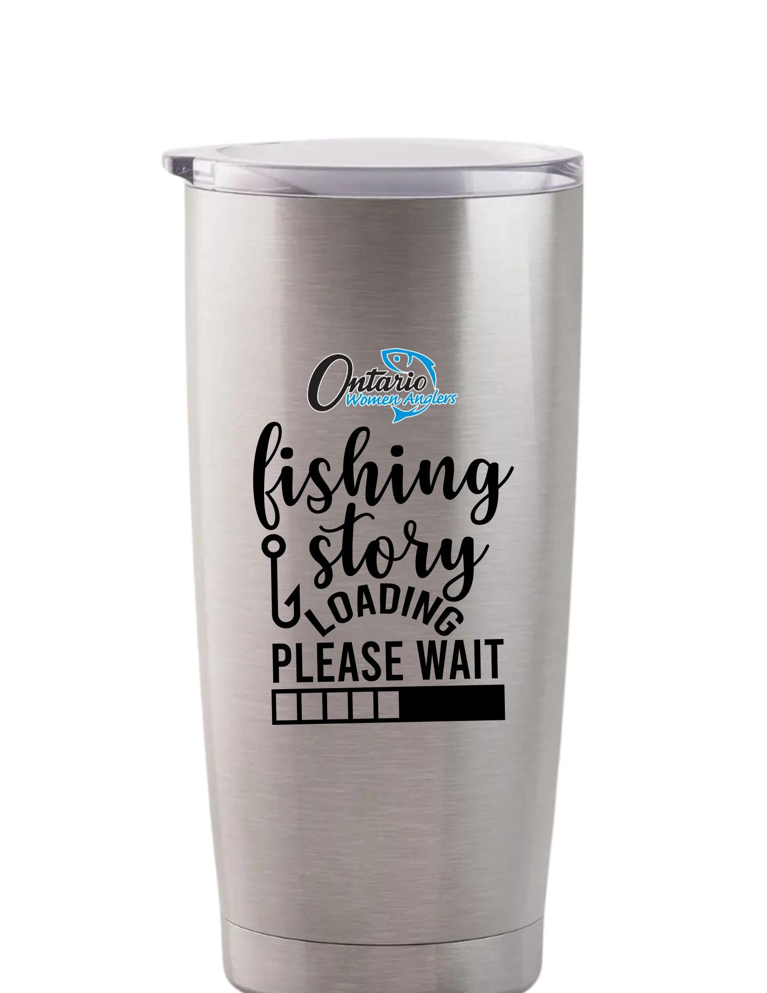 Polar Pro Stainless Steel Fishing Story Loading Travel Tumbler