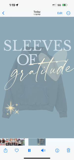 Sleeves of Gratitude