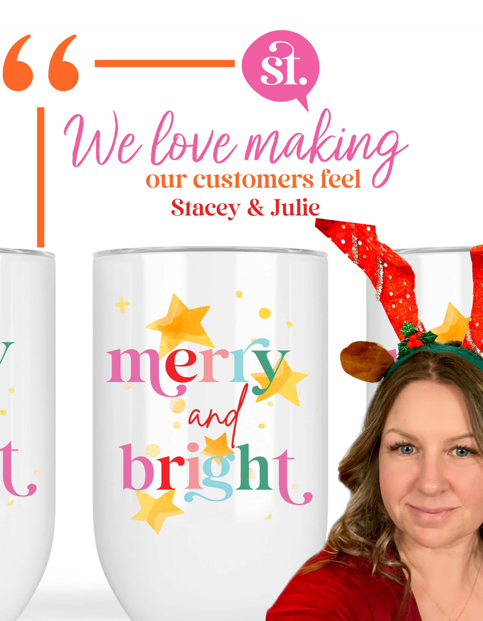 Merry & Bright Winter Tumbler
