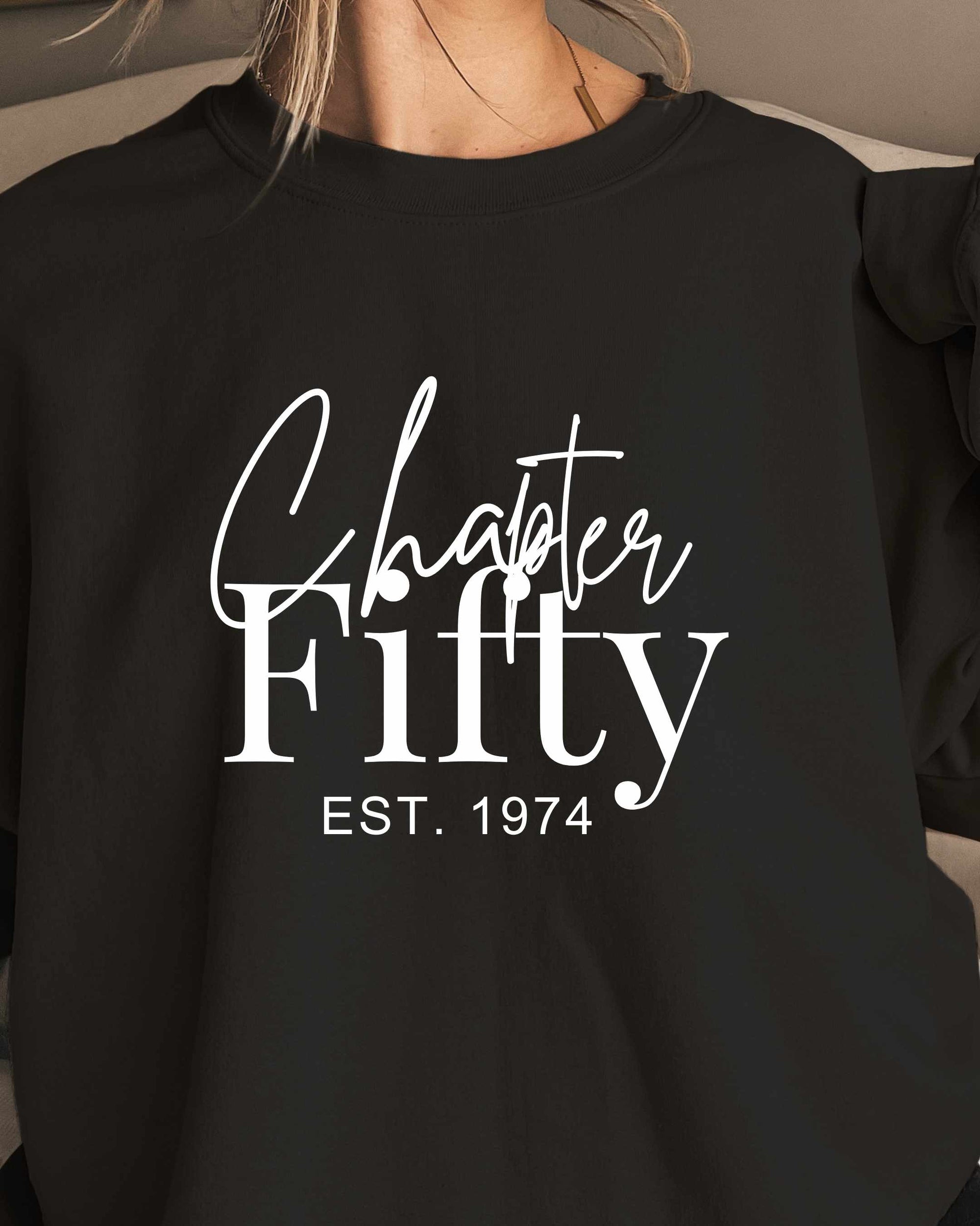Chapter X, Est X Customizable Birthday Crewneck, Hoodie & T-Shirt