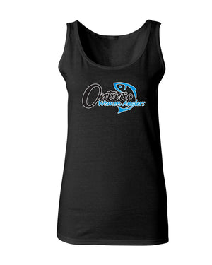 Ontario Women's Anglers Black Tank Top - Unisex and Ladies Fit Available