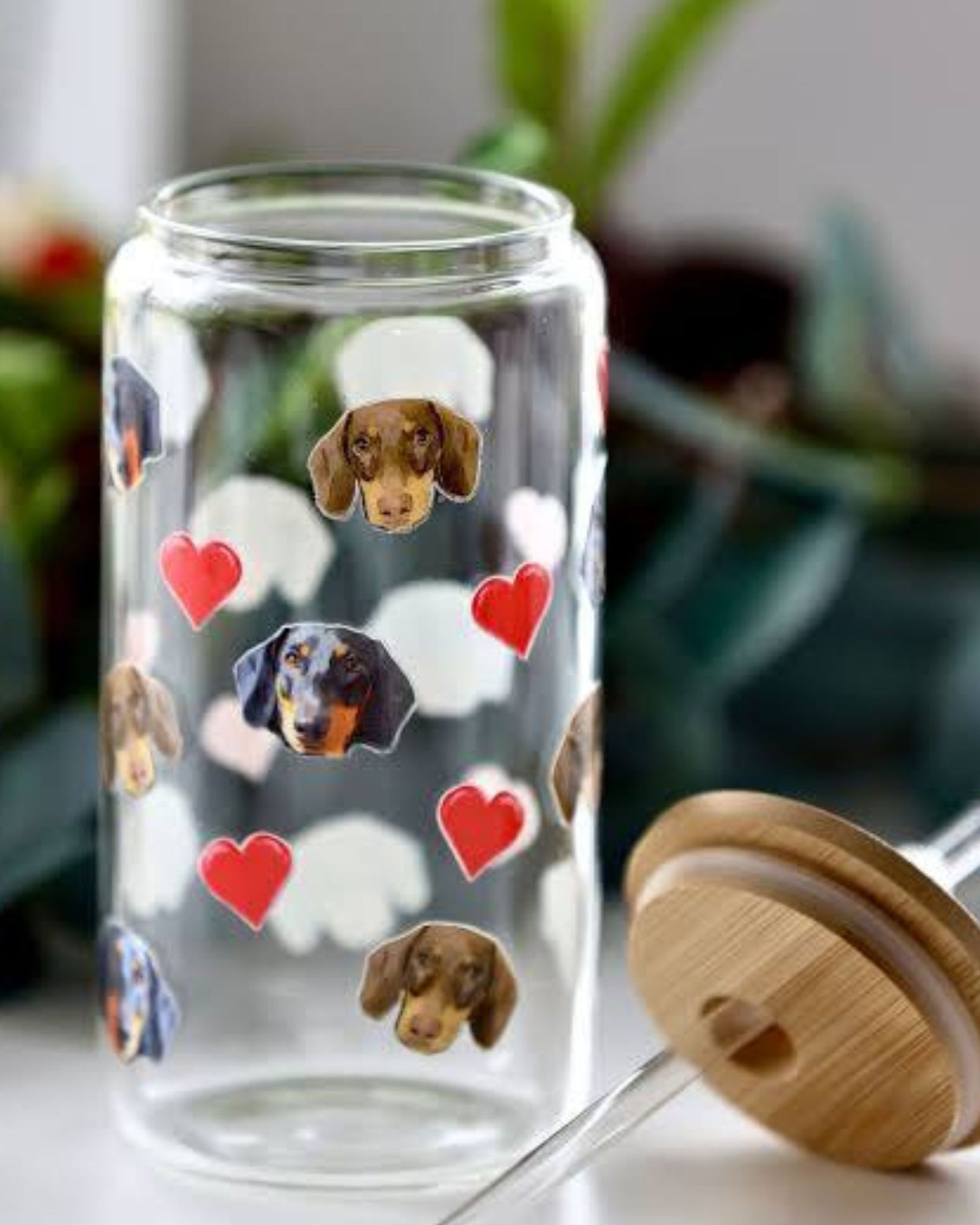 Custom Face Glass Tumbler – Pets, People & Pure Joy!