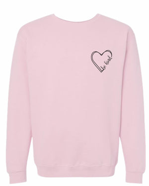 Be Kind ADULT Pink Hoodie or Crewneck {PINK SHIRT DAY}