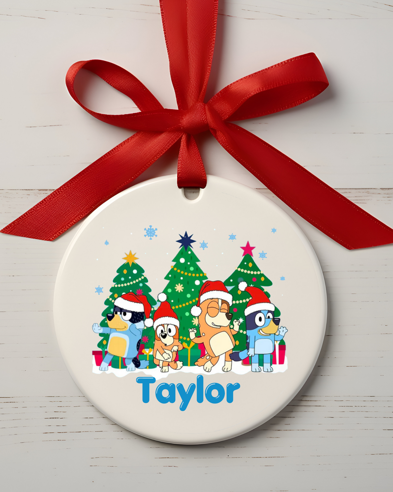 Special Blue Dog Ornament