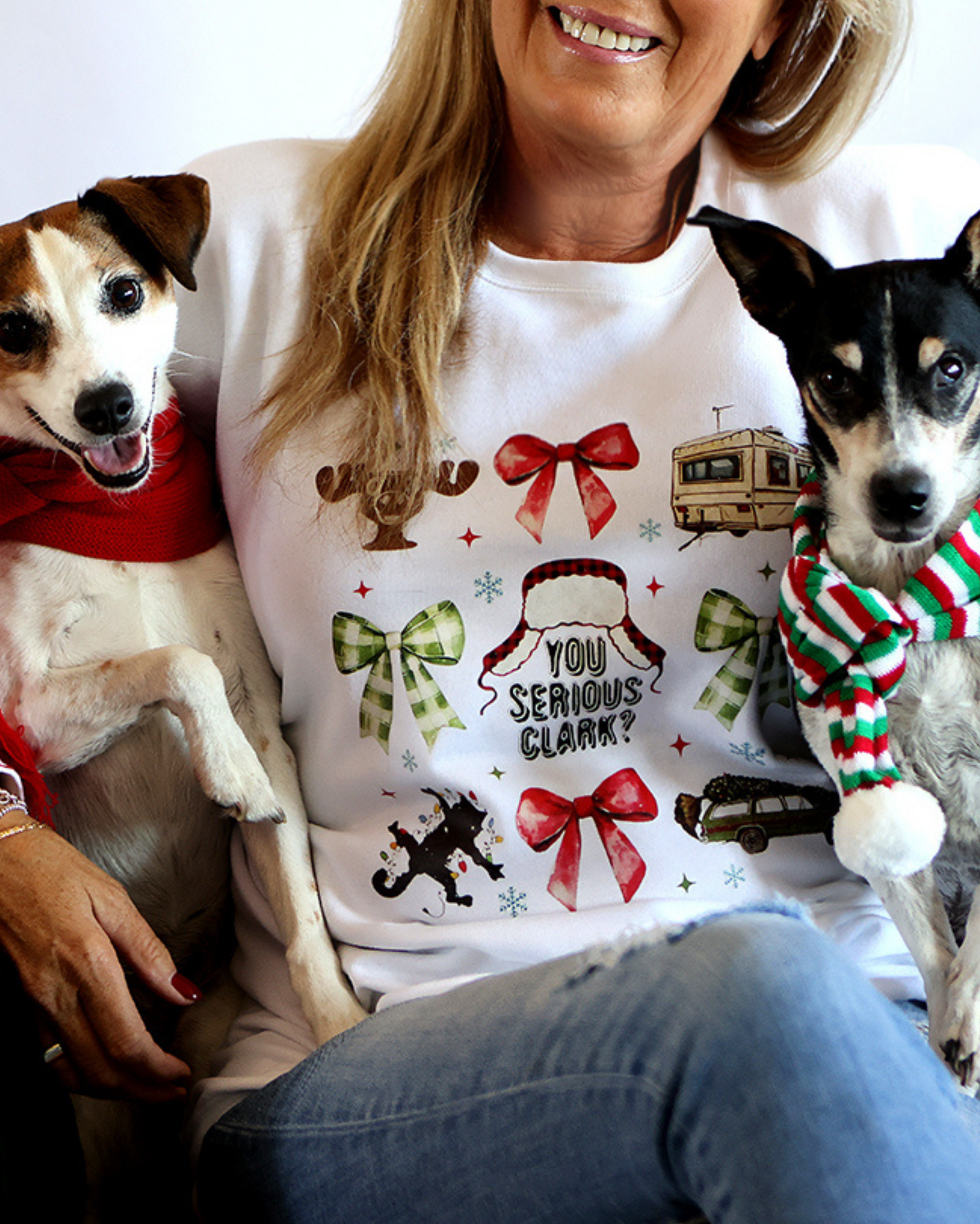 National Lampoons Coquette Christmas Sweater - You Serious Clark?