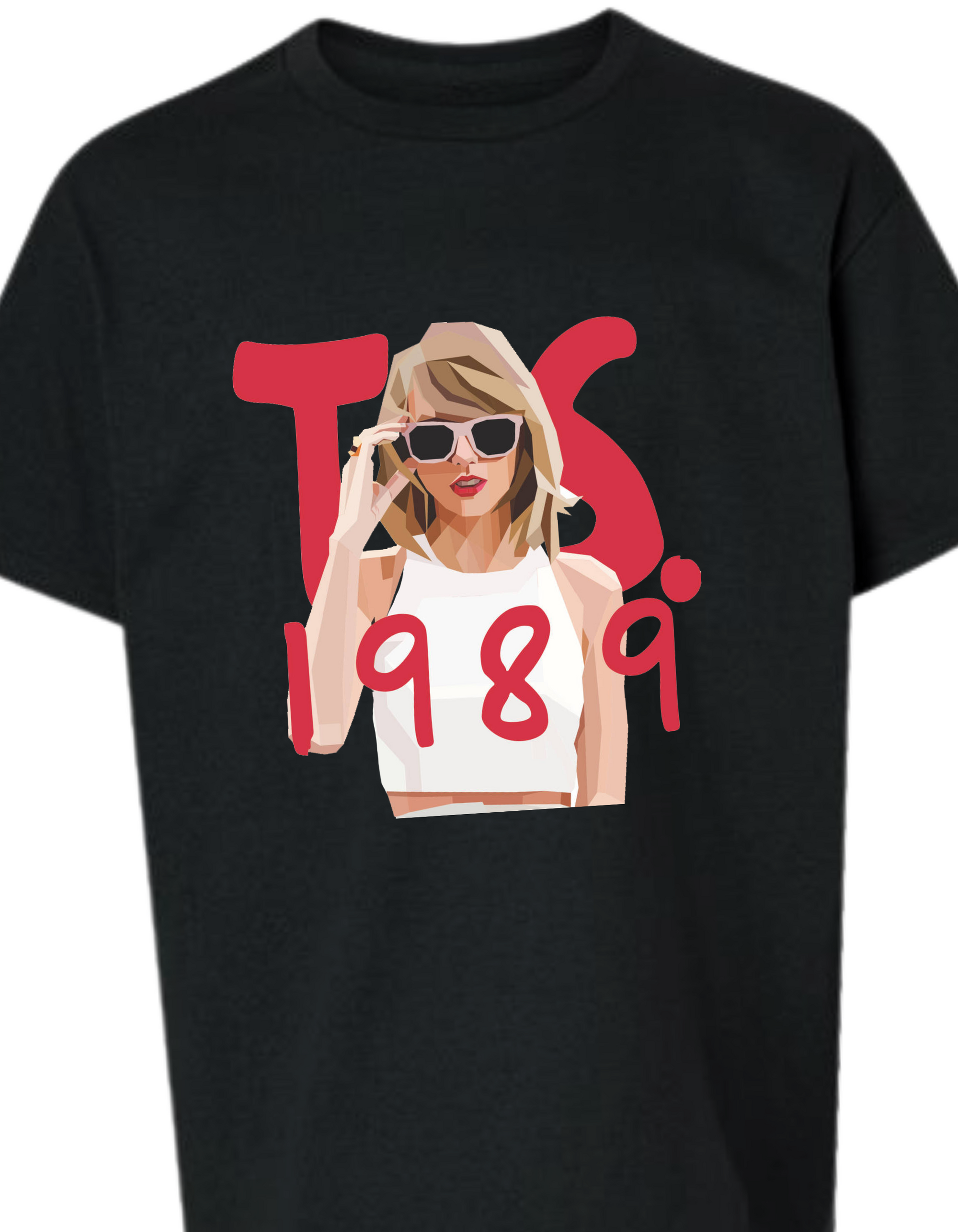 Taylor Swift 1989 Eras Tour - Youth T-Shirt Black YOUTH FIT