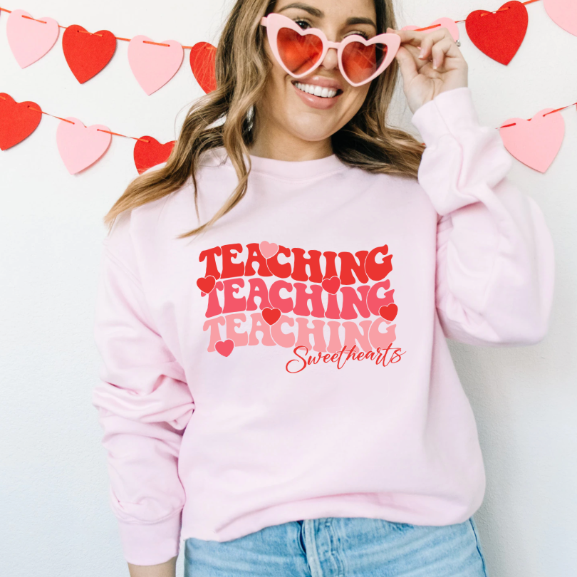 Teaching Sweethearts Crewneck sweater 