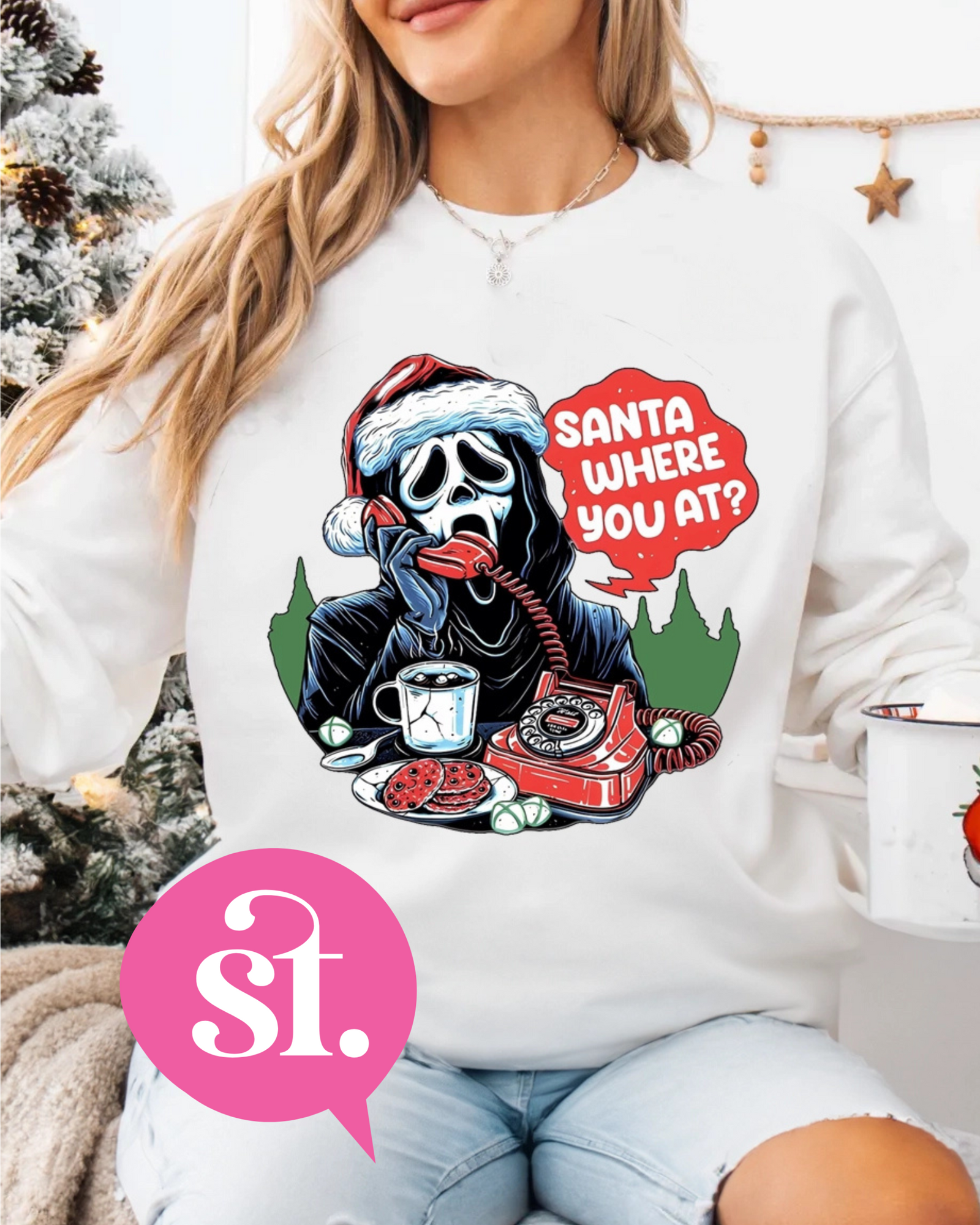 Santa Where You At - Holiday Sweater