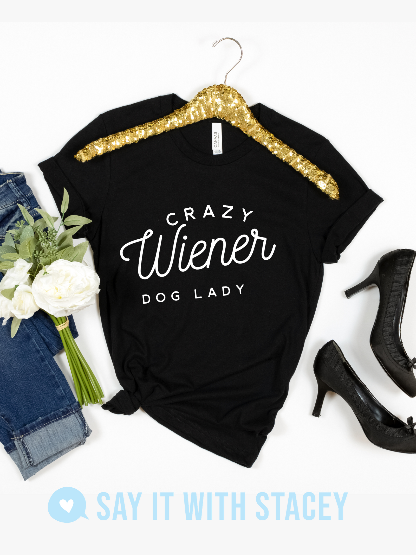 Crazy Wiener Dog Lady TShirt