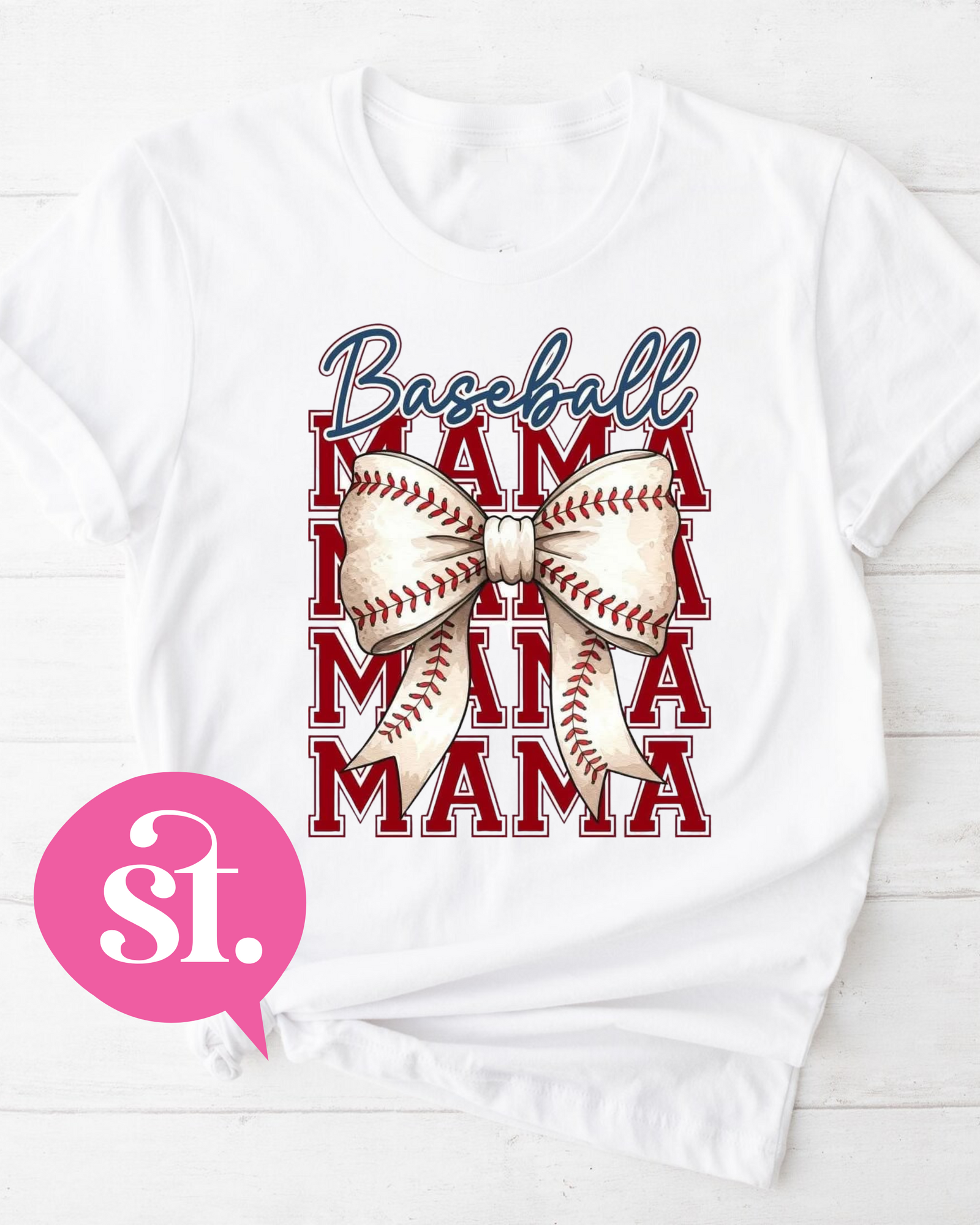 Baseball Mama T-Shirt – Game Day Ready! ⚾🎀