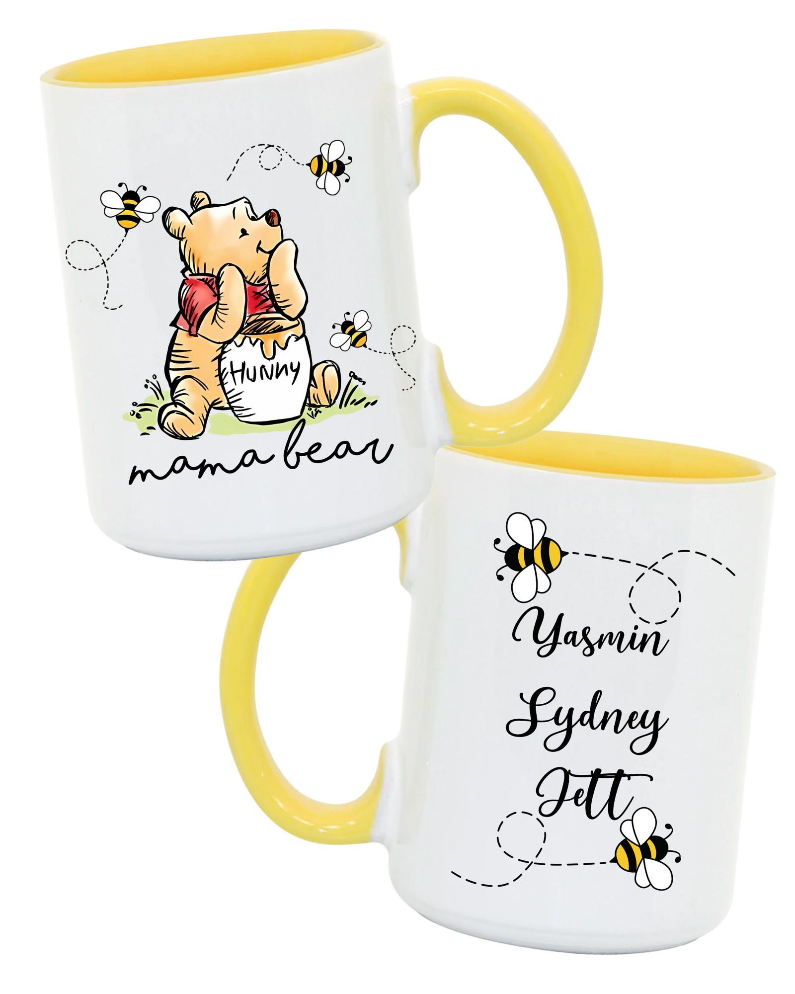 Mama Bear Winnie the Pooh Custom 15oz Mug