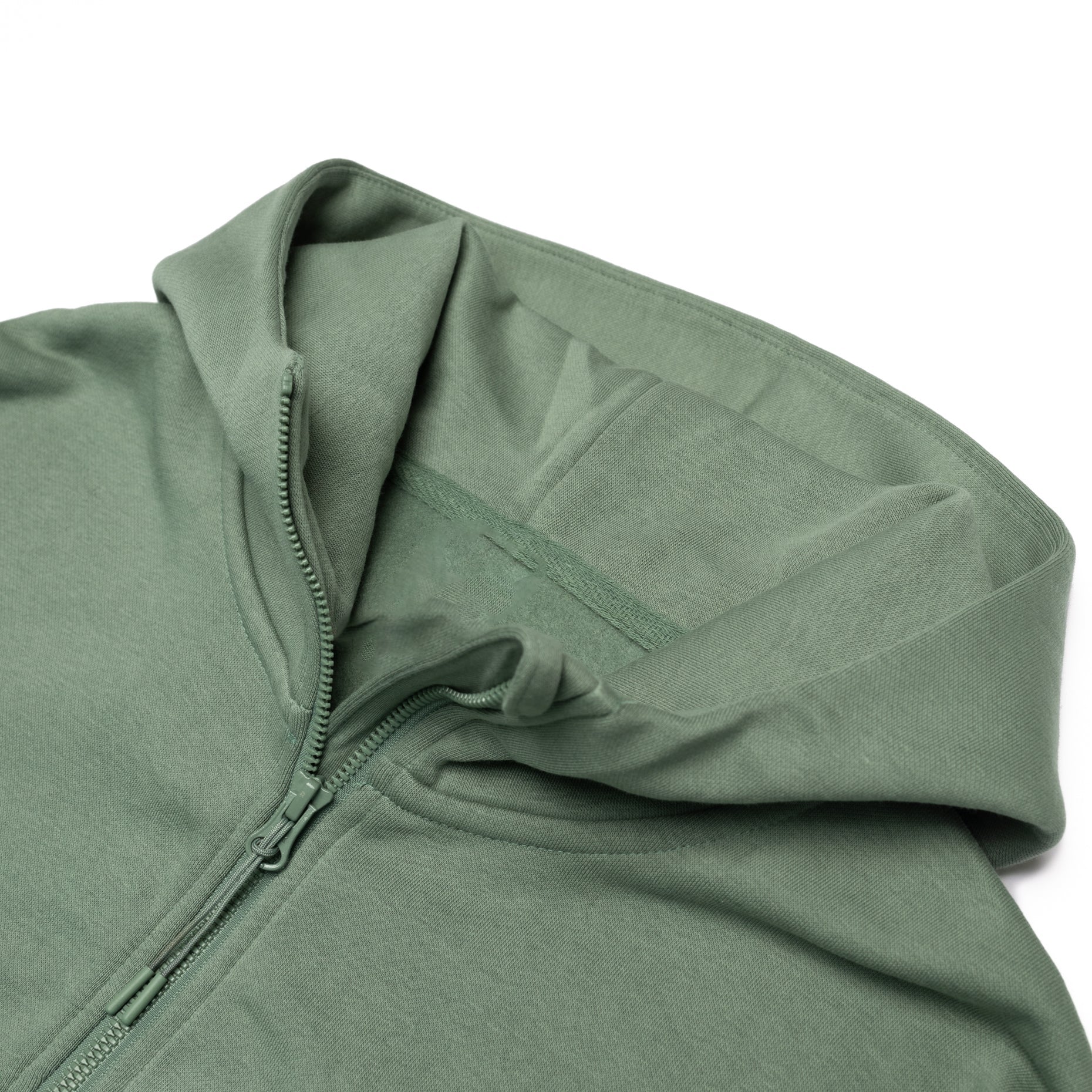 Scuba 1/2 Zip Hoodie, Drop Shoulders - Black or Dusty Green - Adult  - Design your own