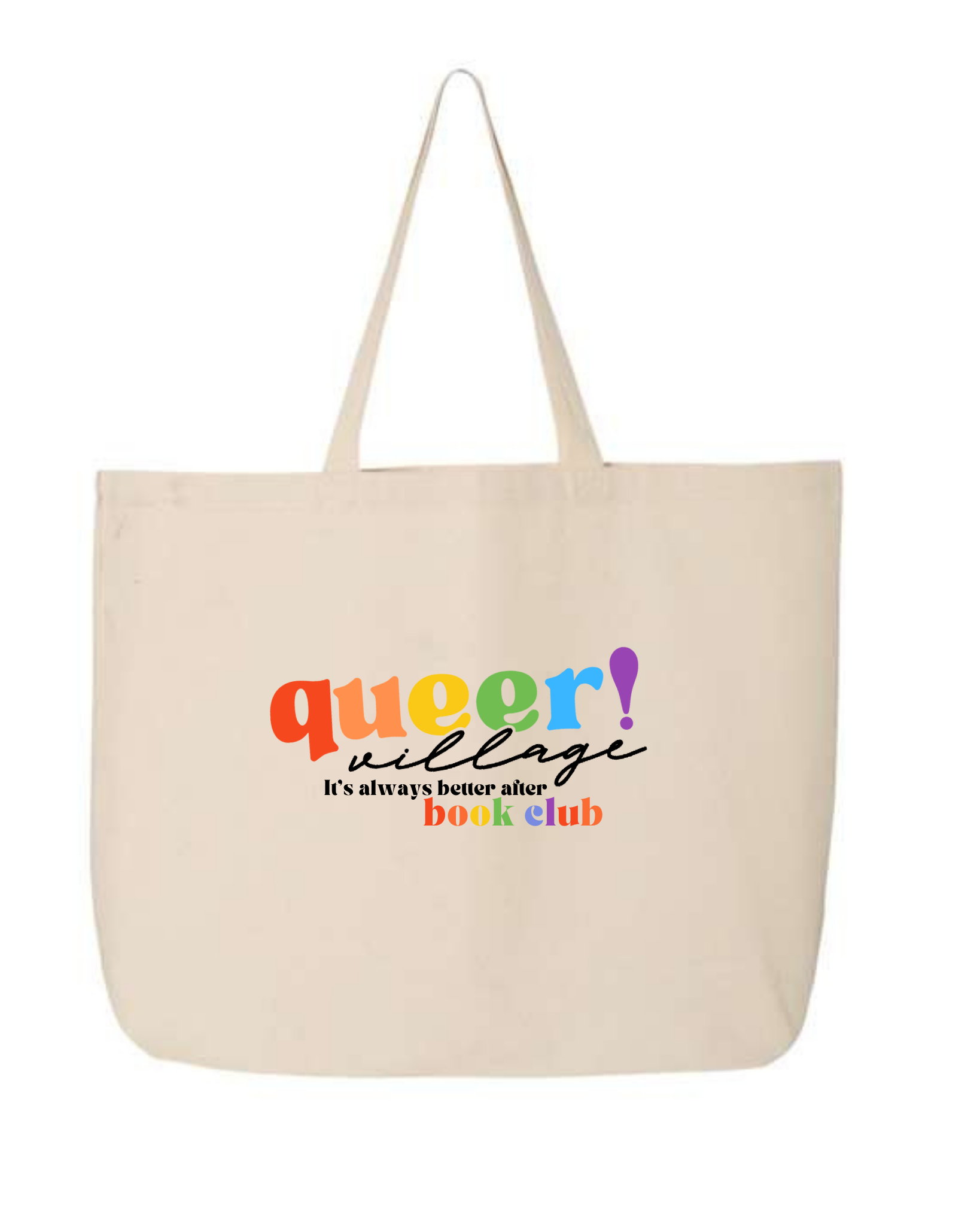 QUEER VILLAGE CANVAS TOTE - 25L