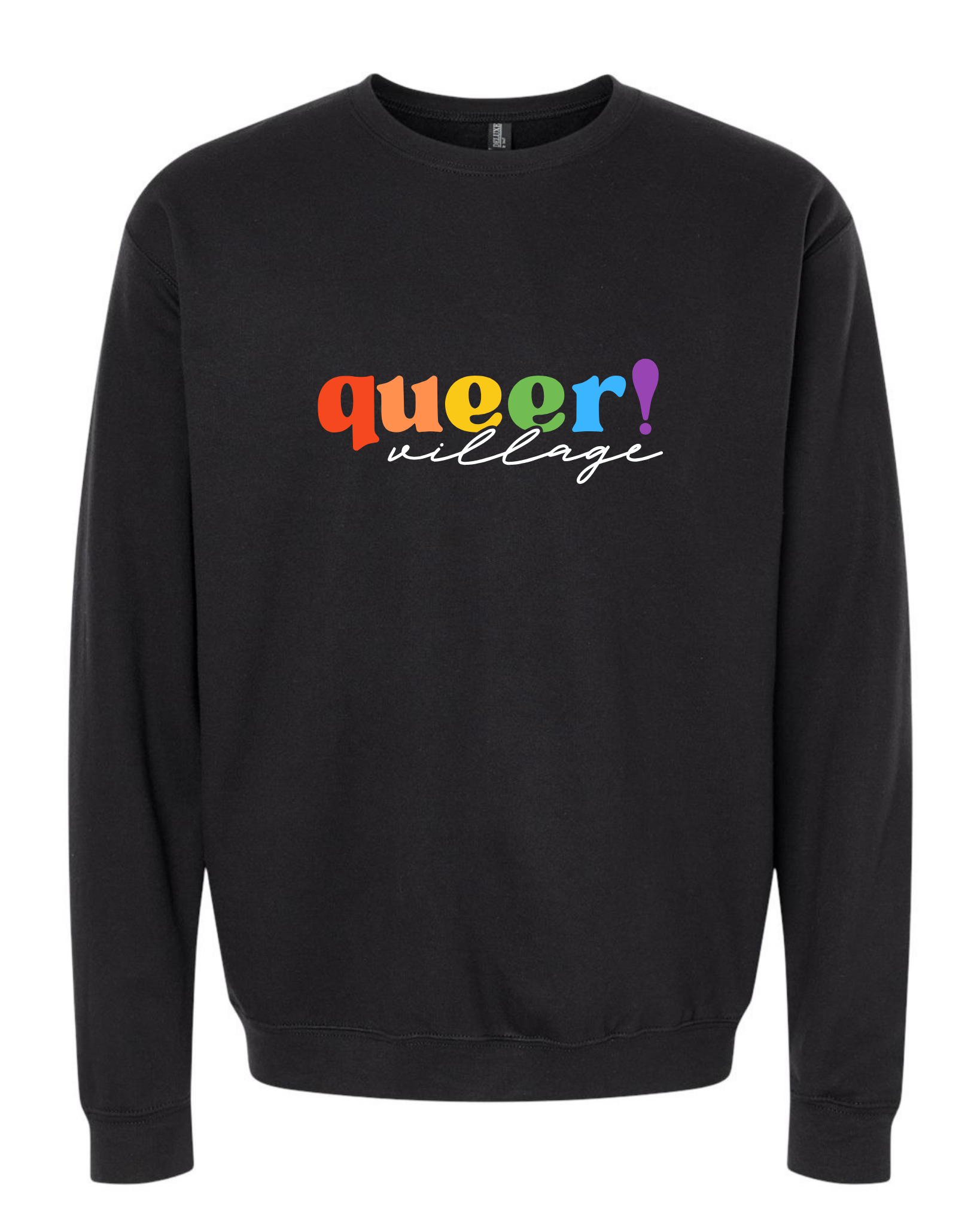 Queer Village Crewneck Sweater Adult 