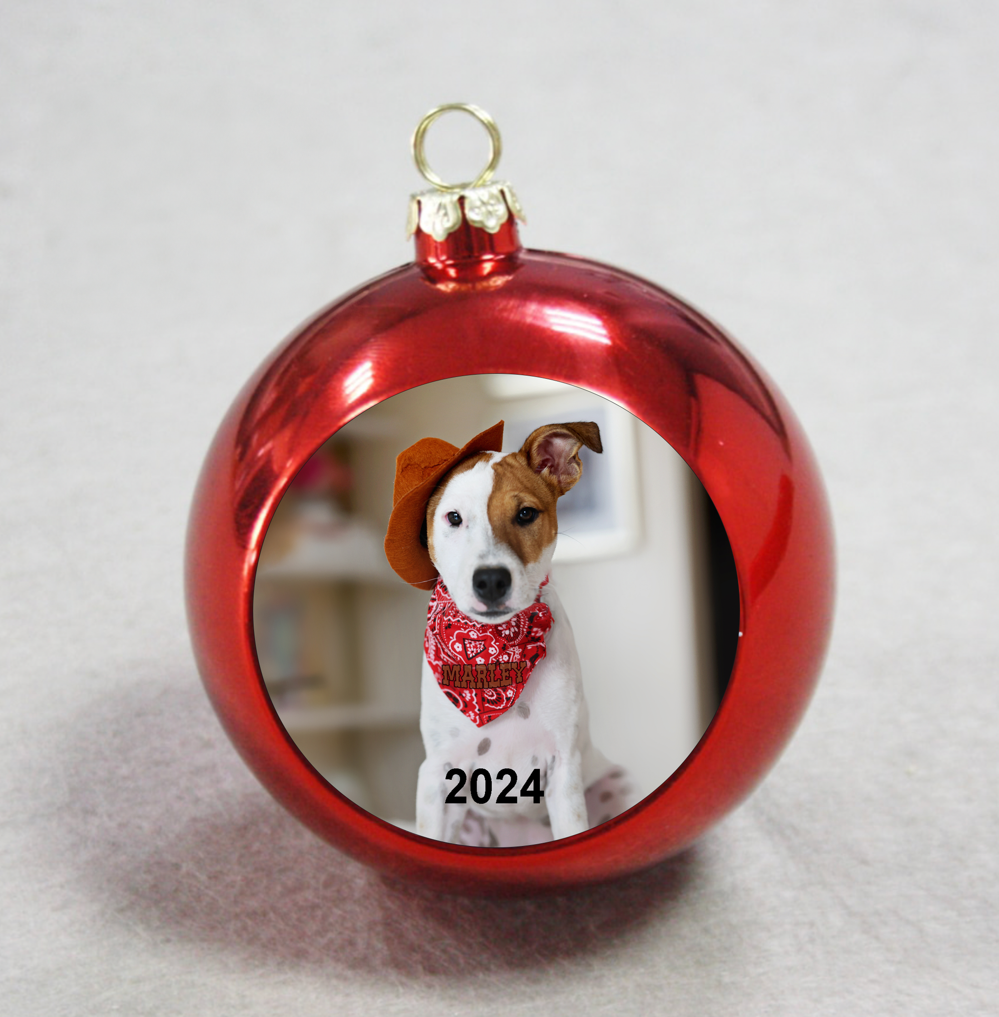 Christmas Bobble with Your Image/Photo