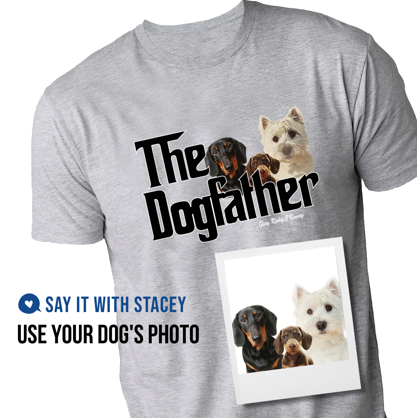 The DOGFATHER custom tshirt