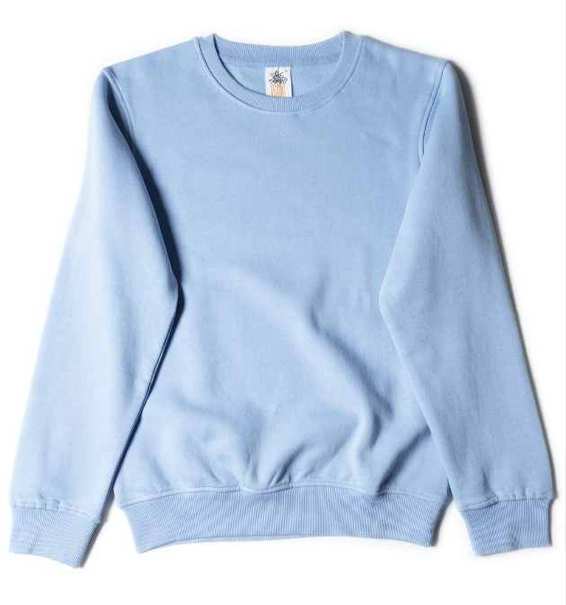 Design your own Premium Quality Crewneck Light Pastels Sky Blue Du Say it with Stacey
