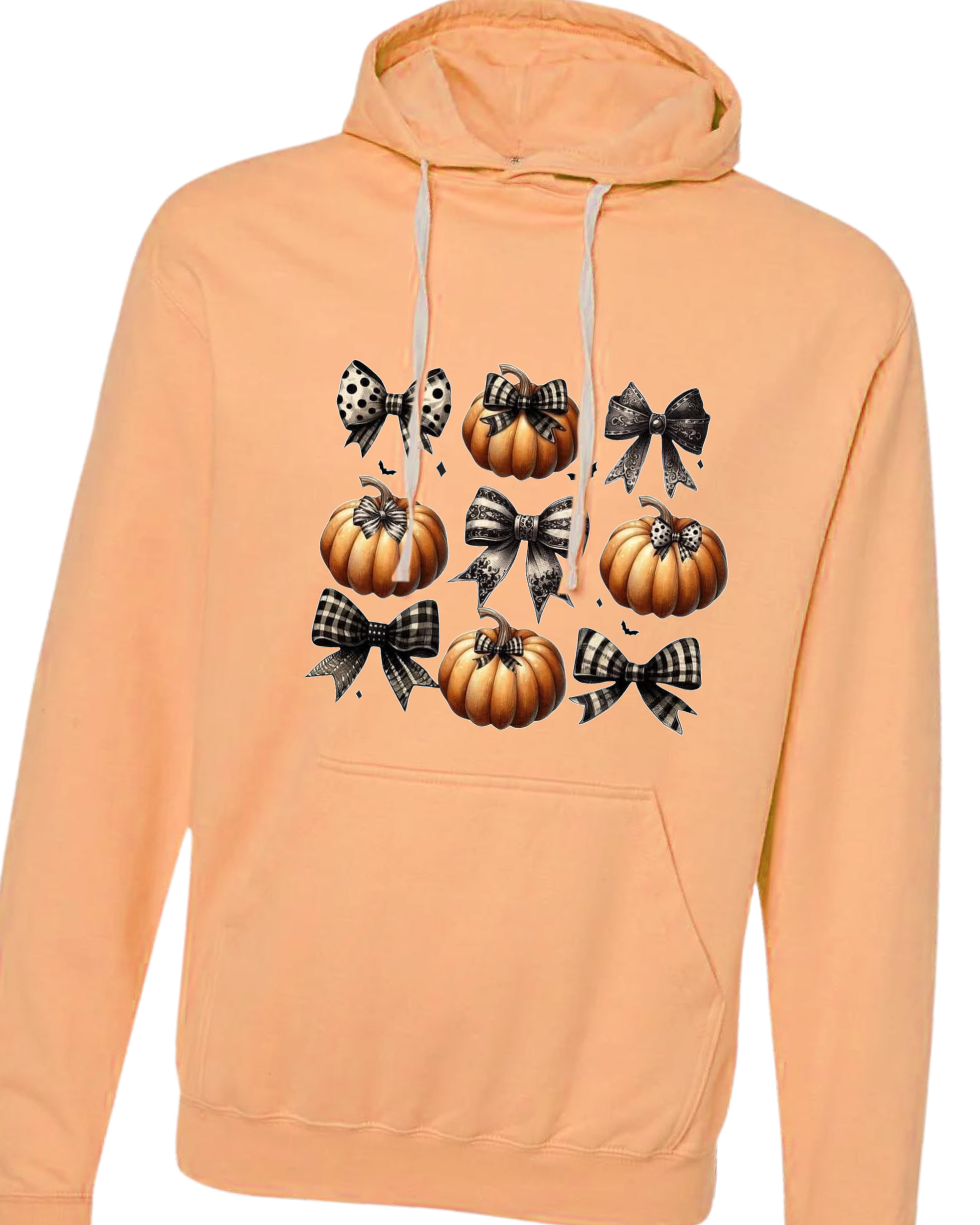 🎃 Pumpkin Spice & Everything Nice Peach Hoodie