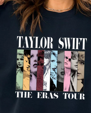 Taylor Swift Eras Crewneck or Hoodie YOUTH FIT - Horizontal Swiftie Shots