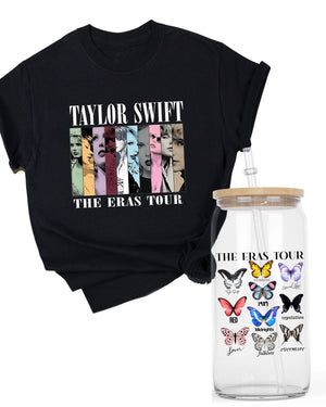 Taylor Swift Eras T-Shirt | ADULT & YOUTH FIT - Horizontal Swiftie Eras Tour