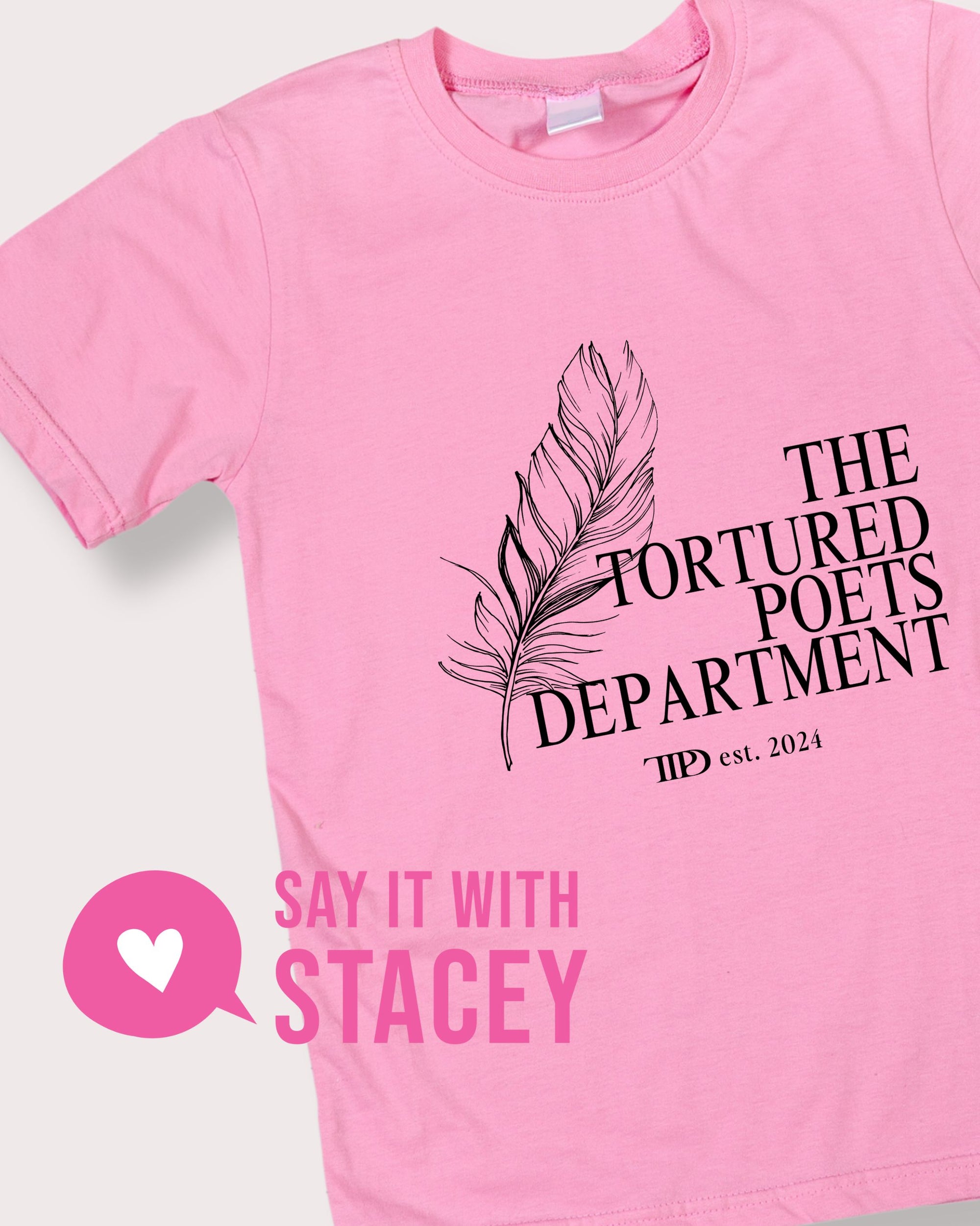 The Tortured Poets Department Pink Shirt
