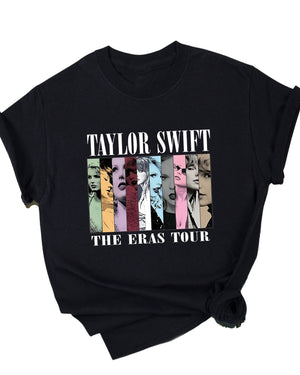 Taylor Swift Eras T-Shirt | ADULT & YOUTH FIT - Horizontal Swiftie Eras Tour