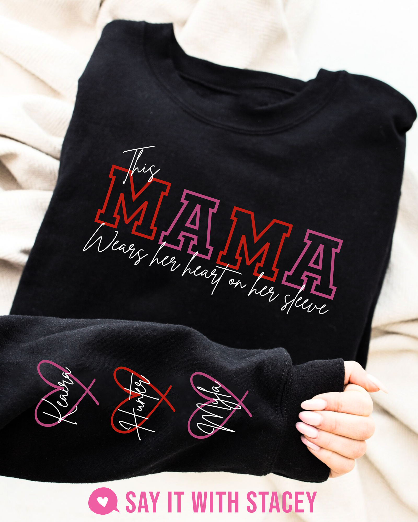 This Mama Wears Her Heart on Her Sleeve