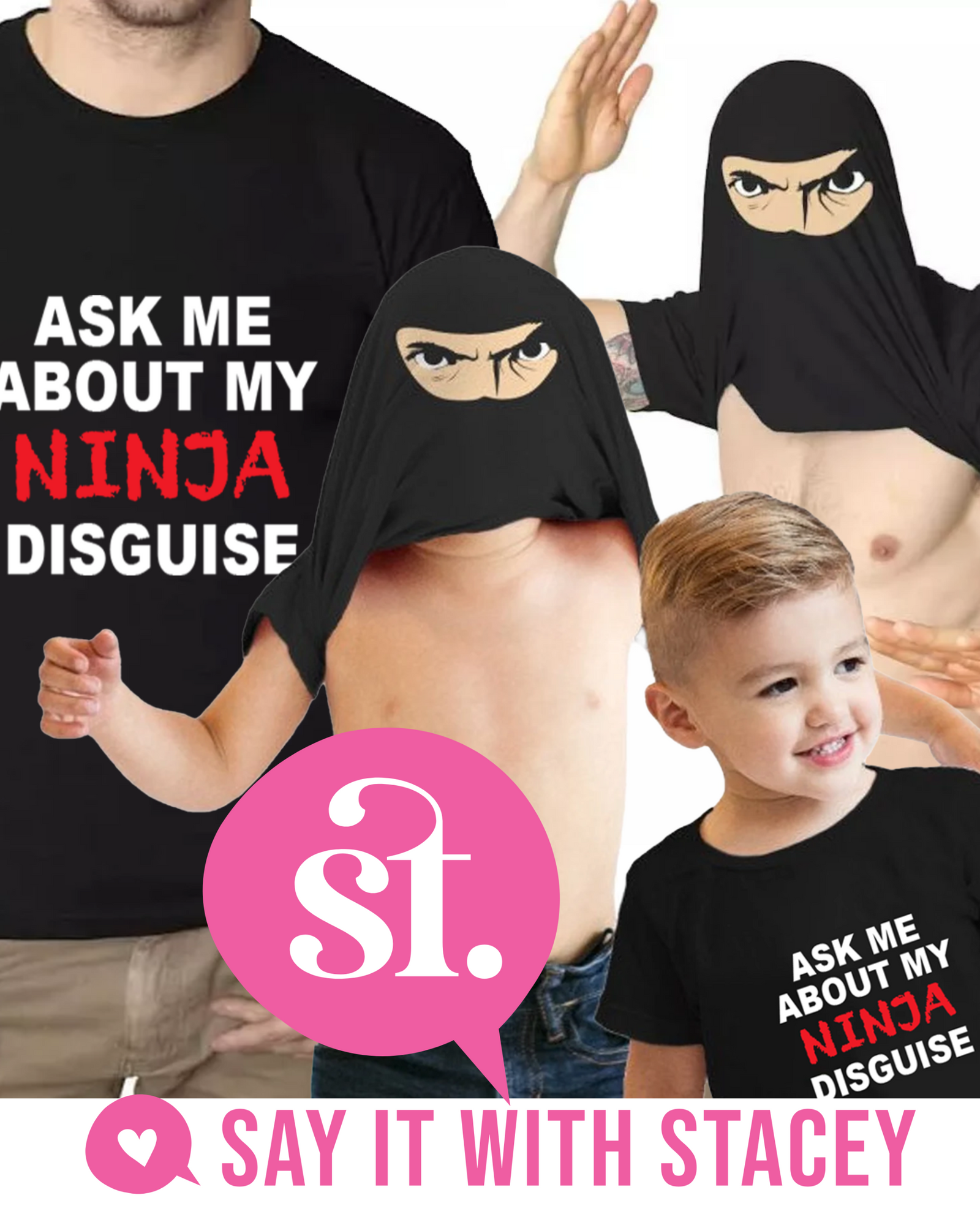 Instant Ninja Flip Shirt Adult and Youth 