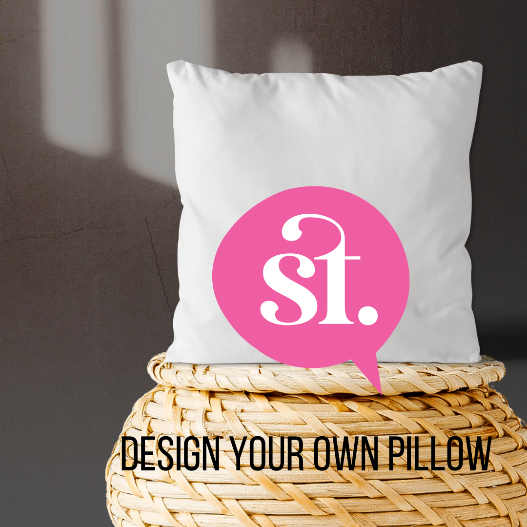 Customize your own pillow - linen feel canvas