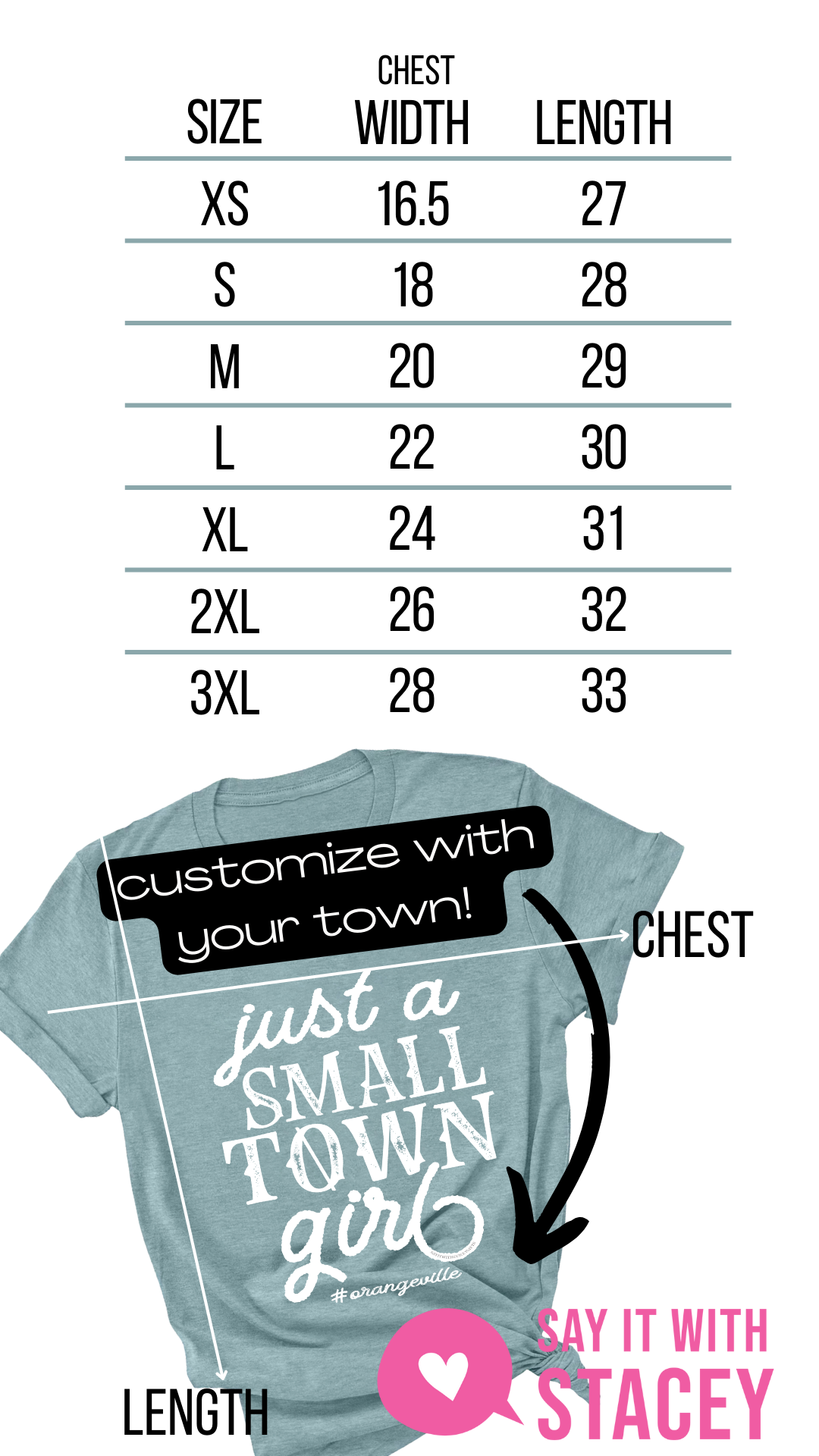 Small Town Girl Shirt - Adult